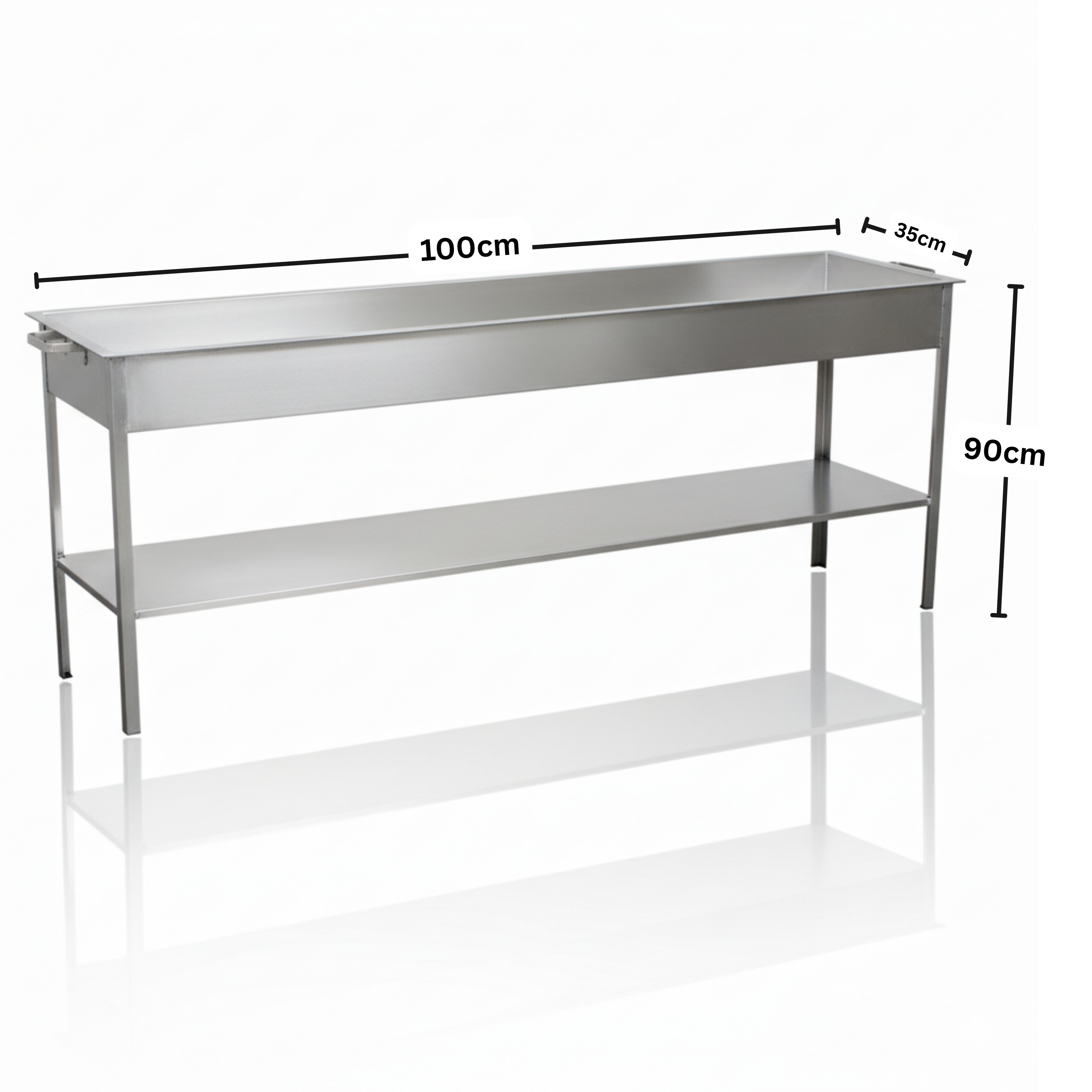 شوايات الفحم الحديدية، مقاسان