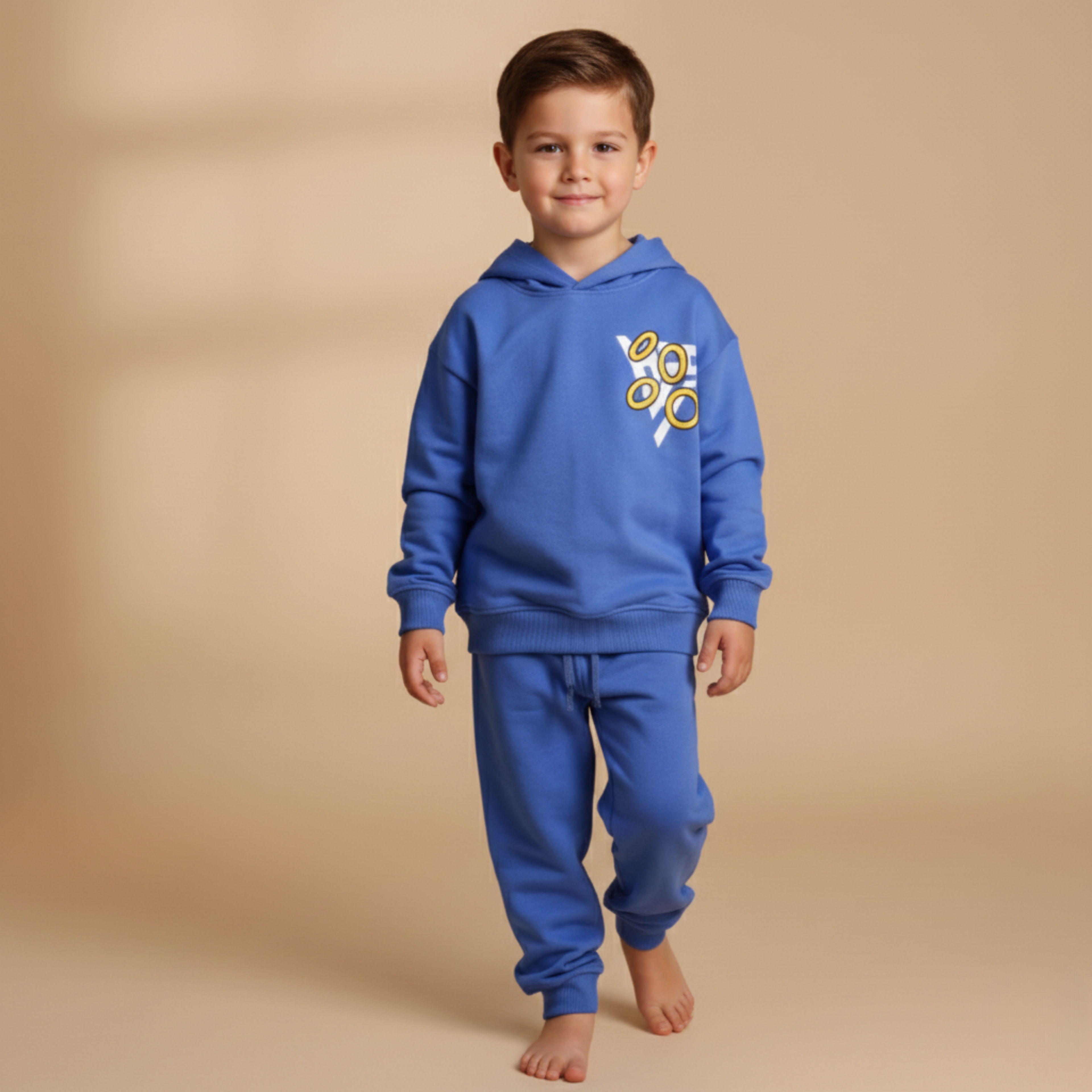 بيجامة كات ماري الوردية بأكمام طويلة (بنات)