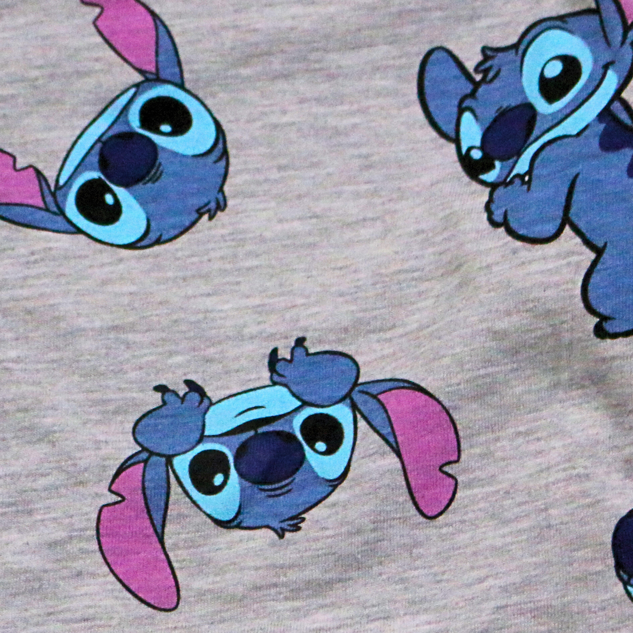 Pattern of cartoon character on a gray background