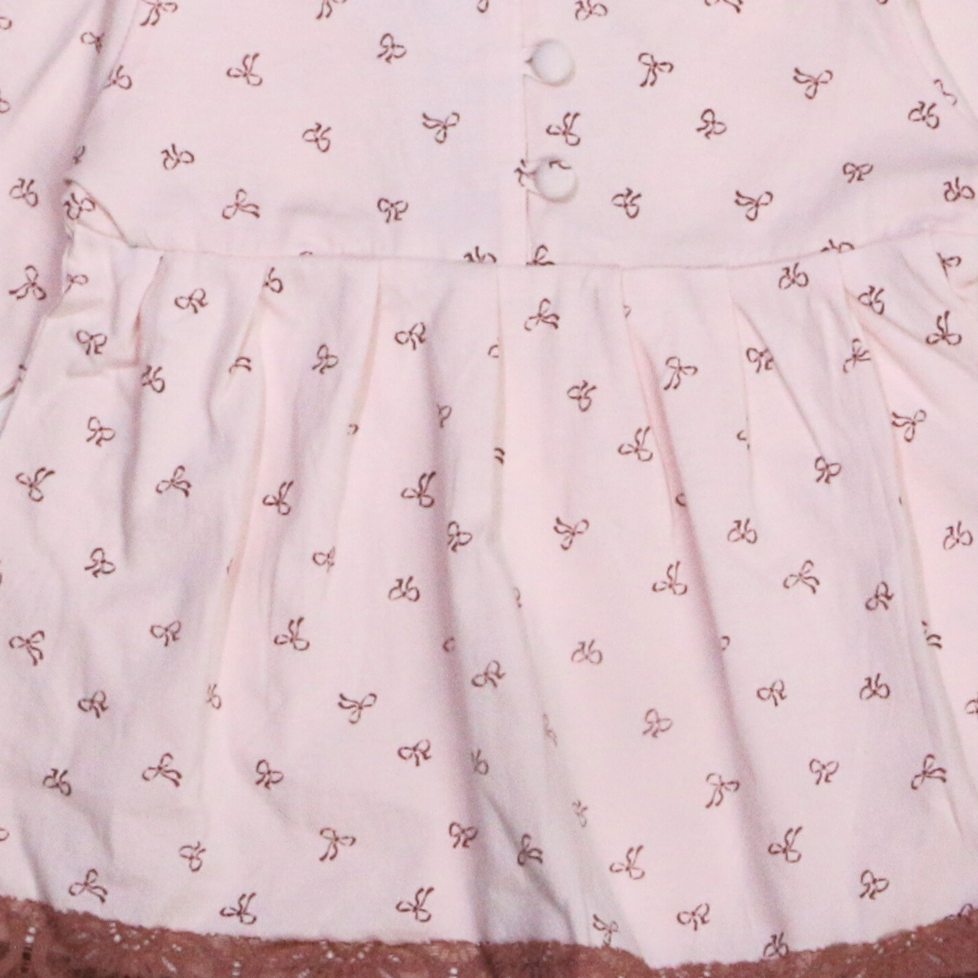 بيجامة كات ماري الوردية بأكمام طويلة (بنات)