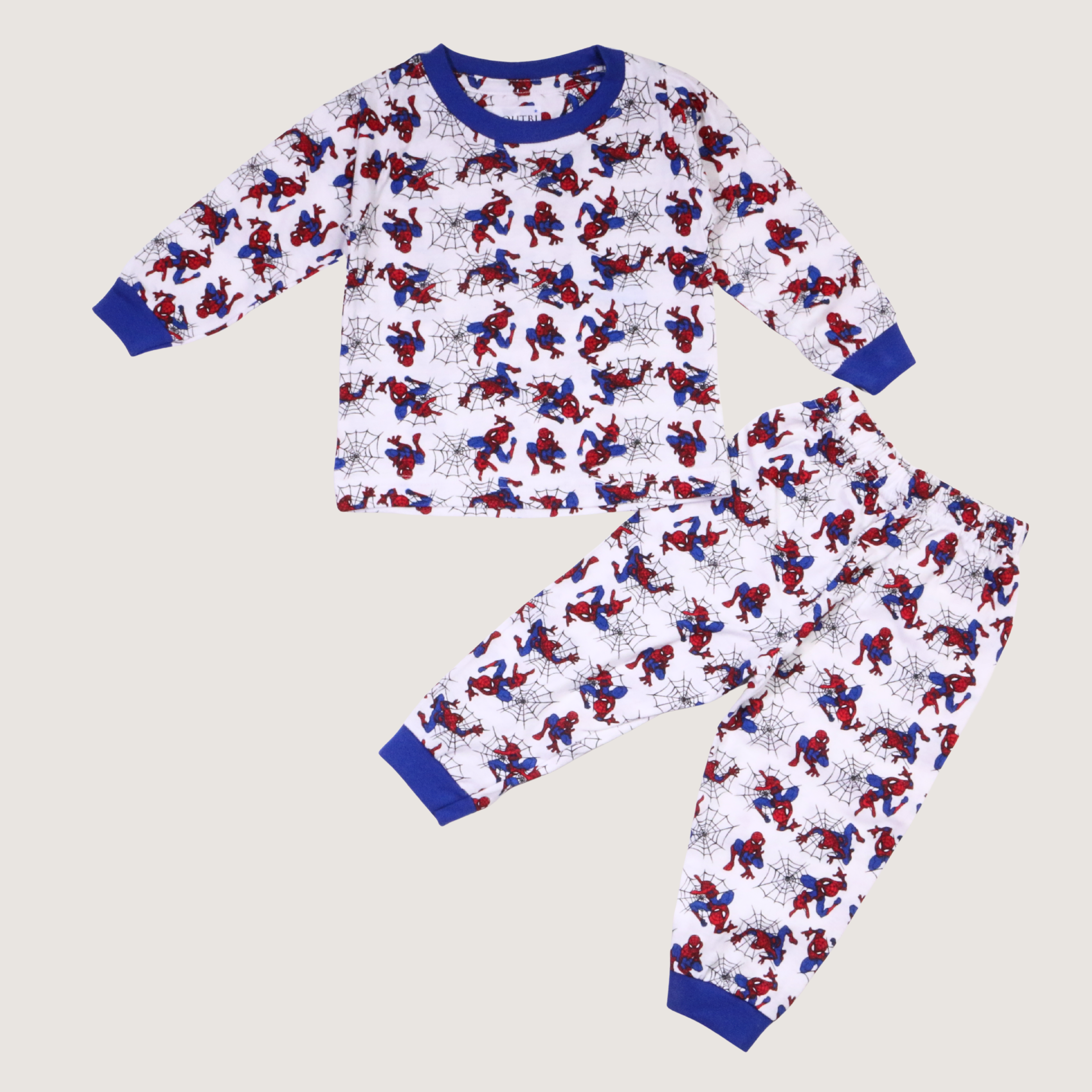 بيجامة كات ماري الوردية بأكمام طويلة (بنات)