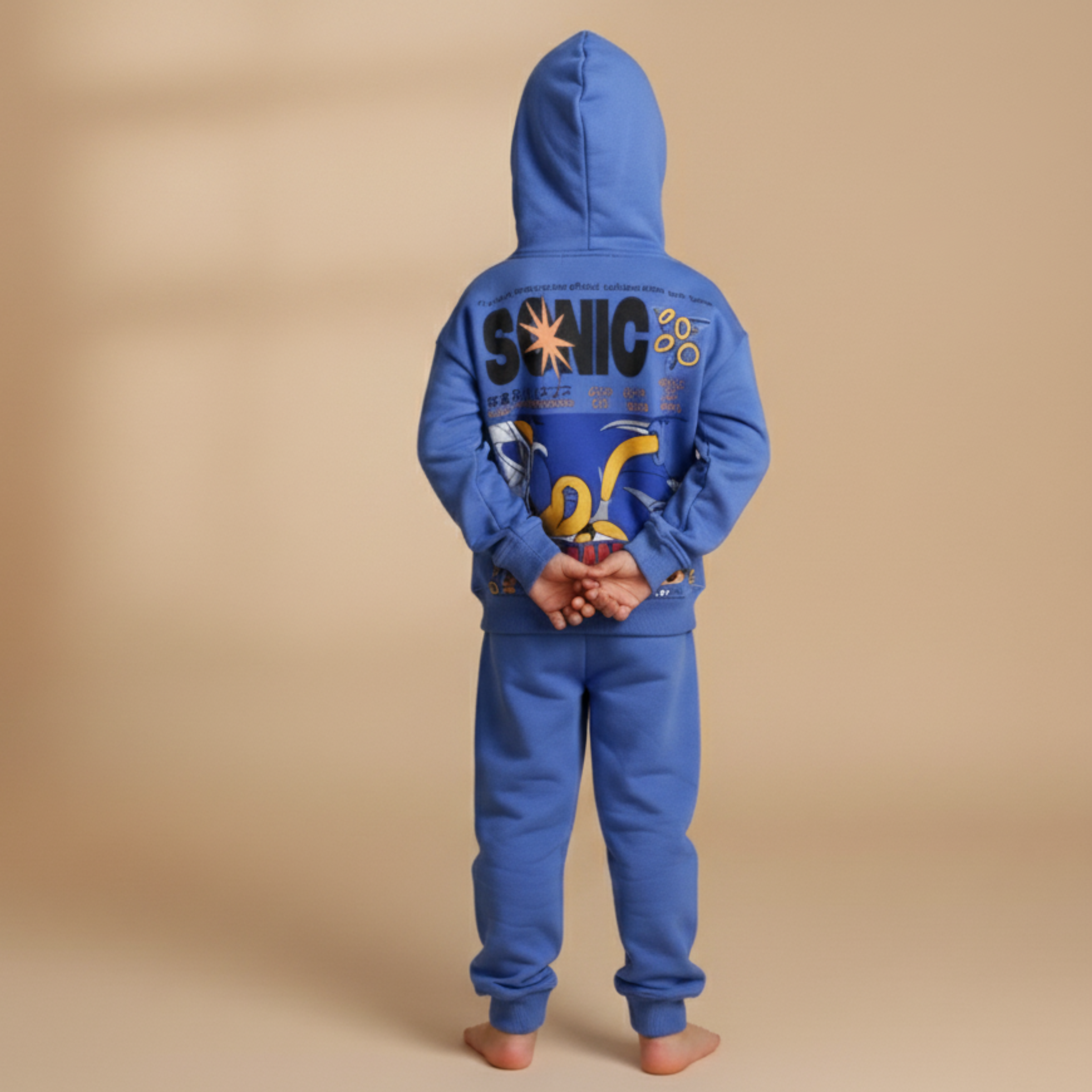 بيجامة كات ماري الوردية بأكمام طويلة (بنات)