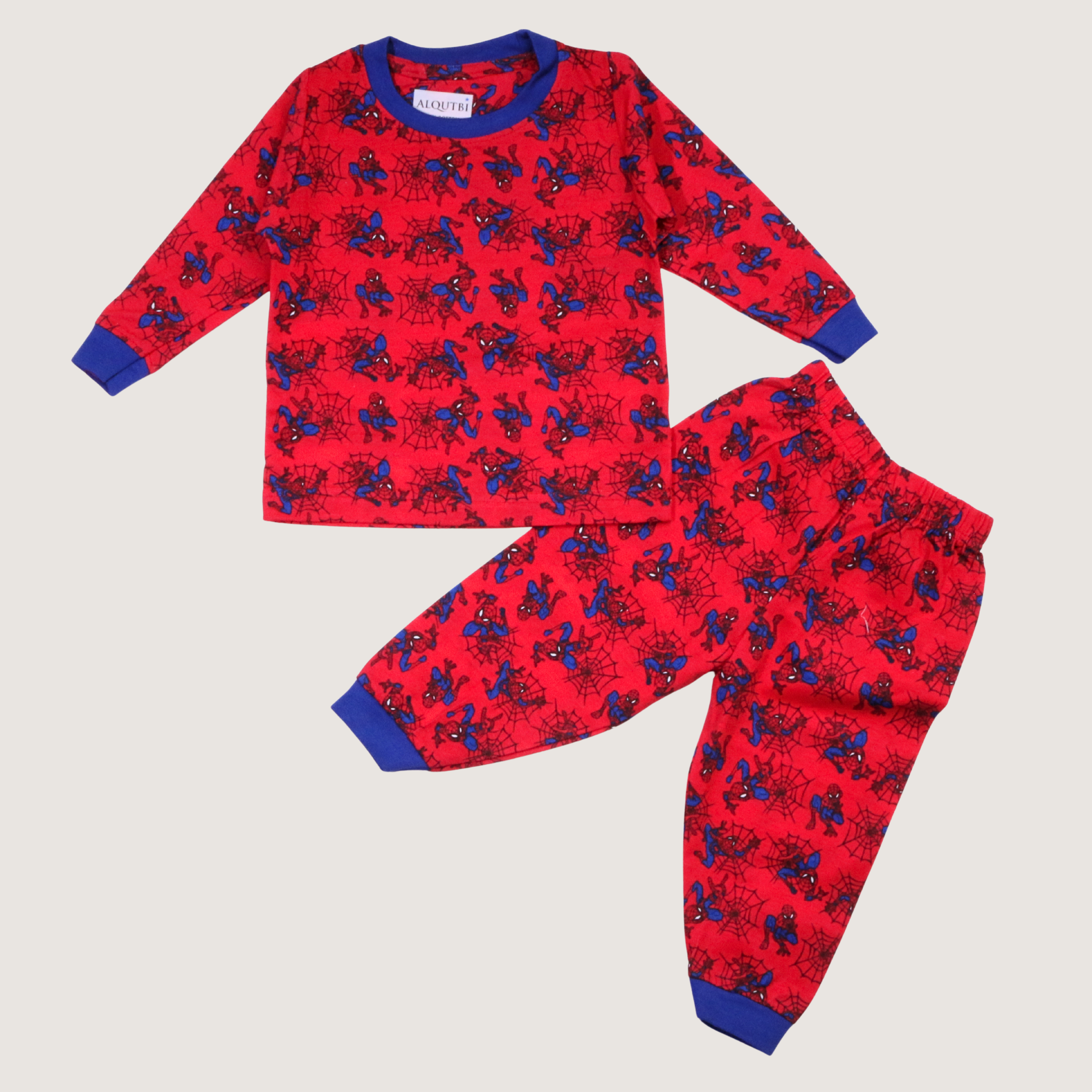 بيجامة كات ماري الوردية بأكمام طويلة (بنات)