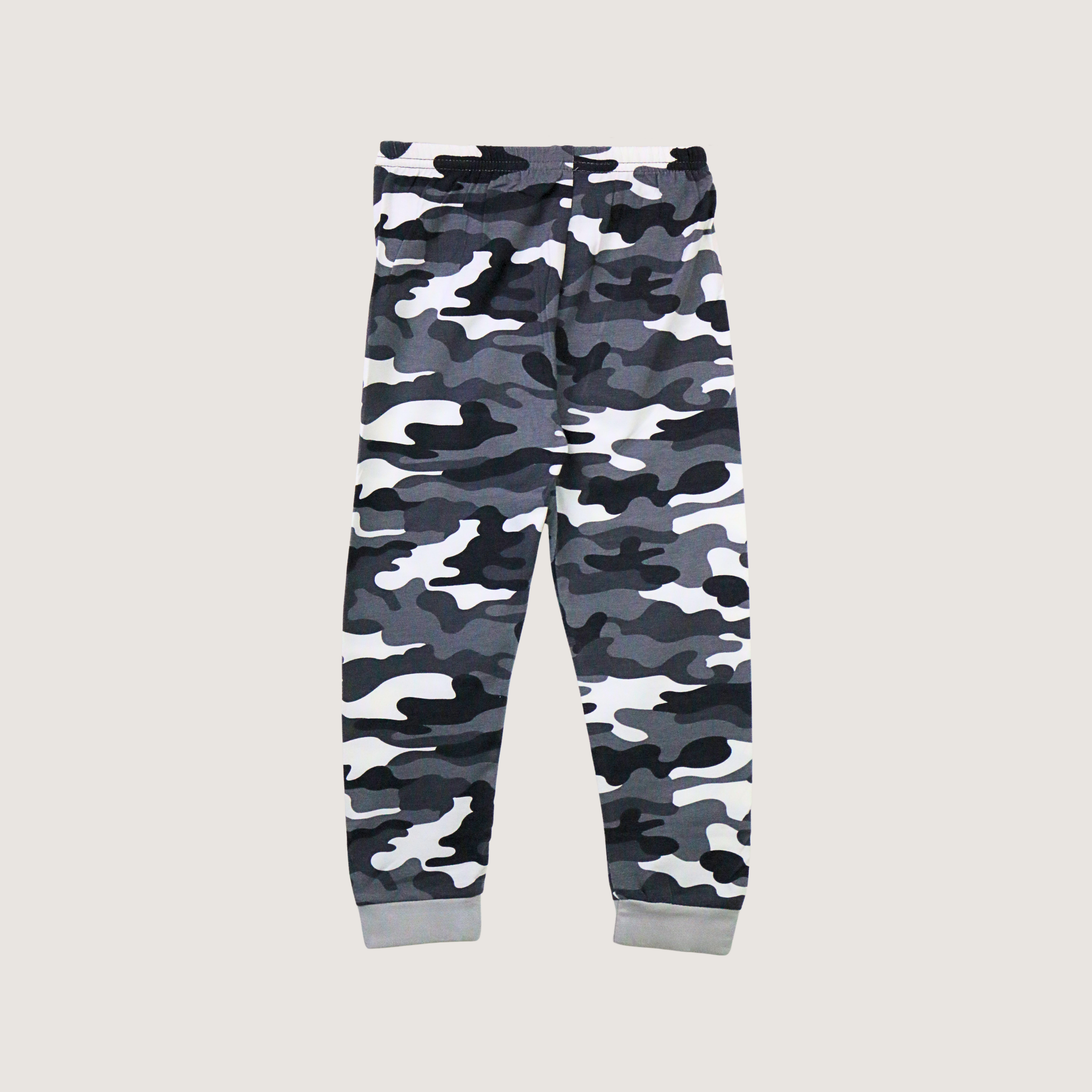 بيجامات بوبايز رمادية بأكمام طويلة (للأولاد)