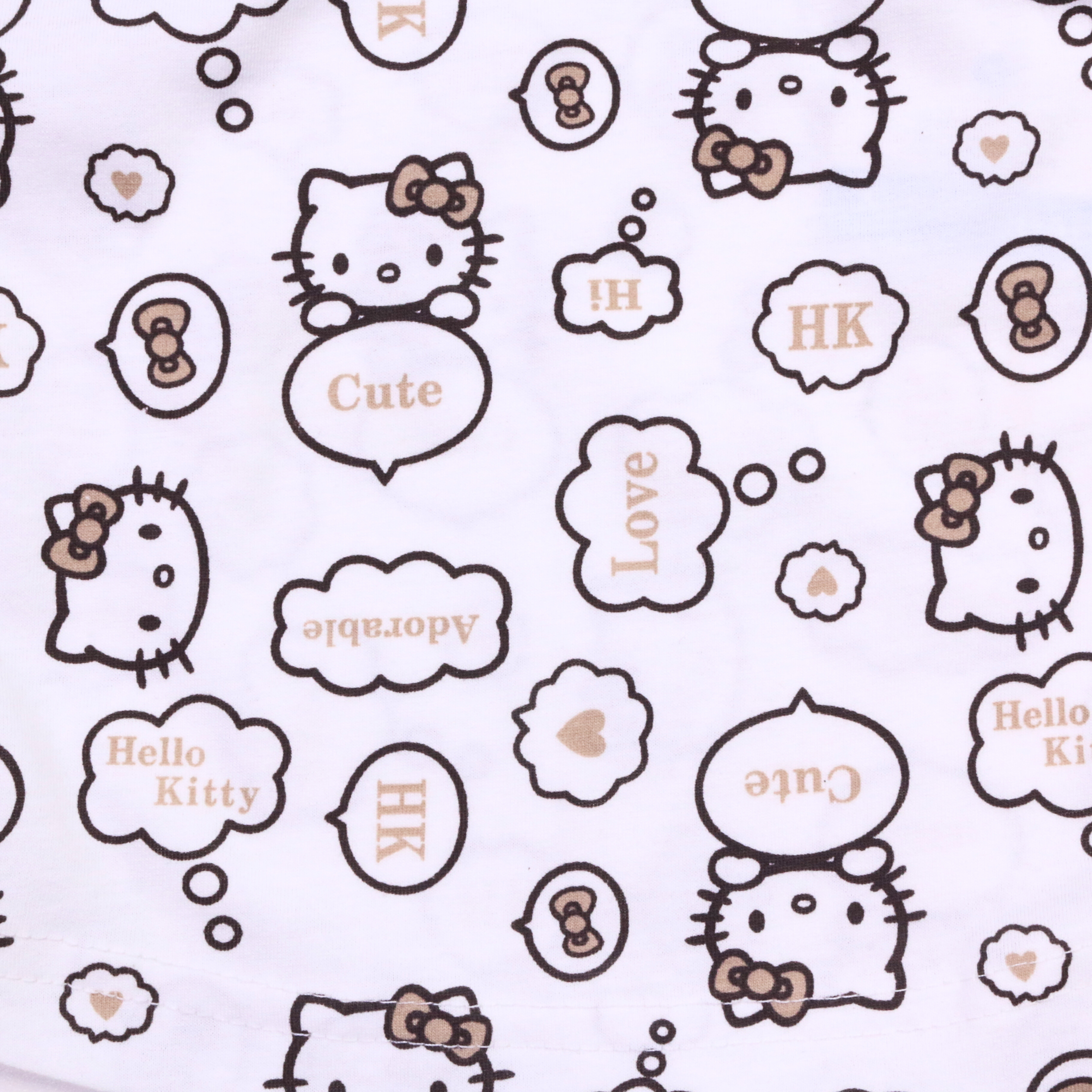 بيجامة كات ماري الوردية بأكمام طويلة (بنات)