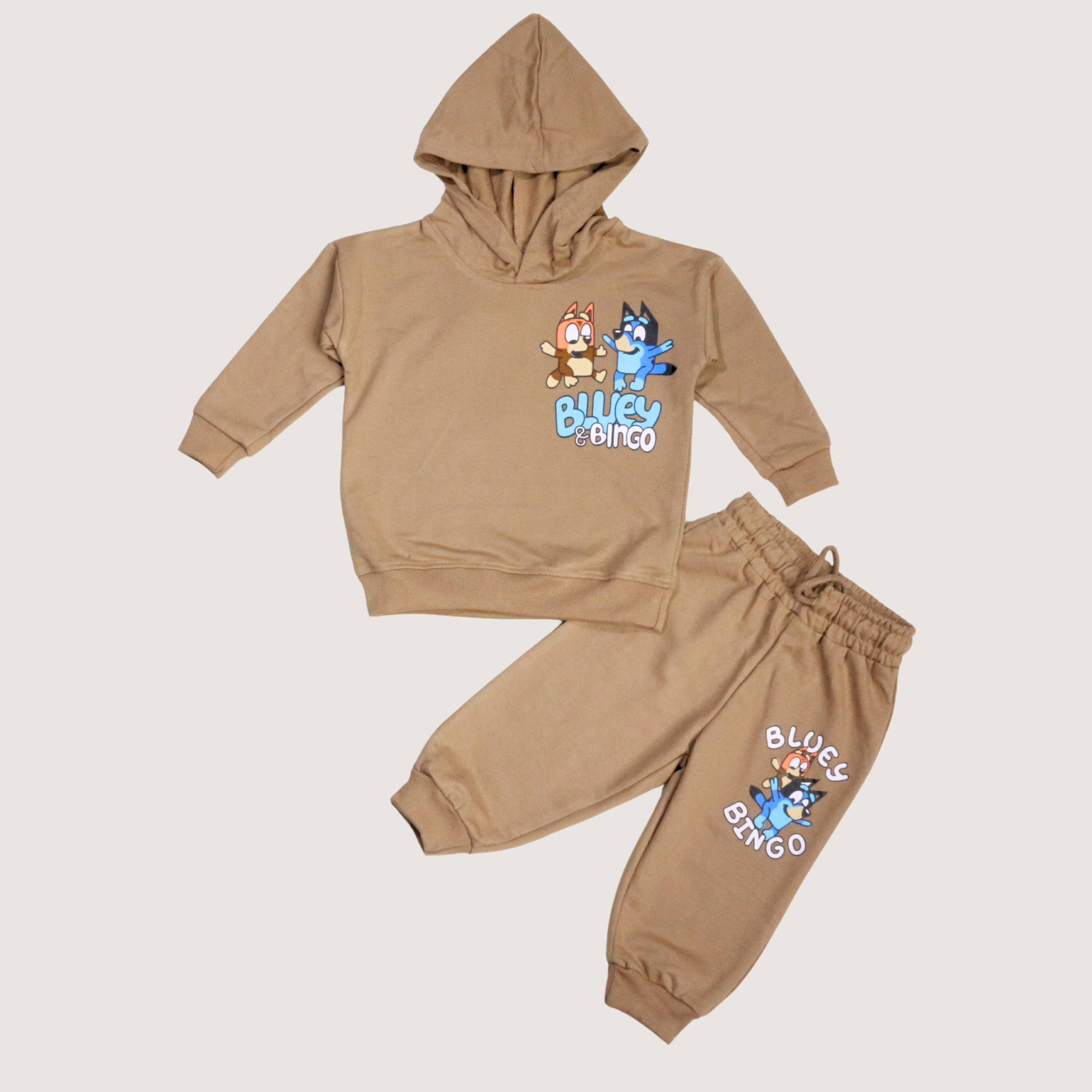 بيجامة كات ماري الوردية بأكمام طويلة (بنات)