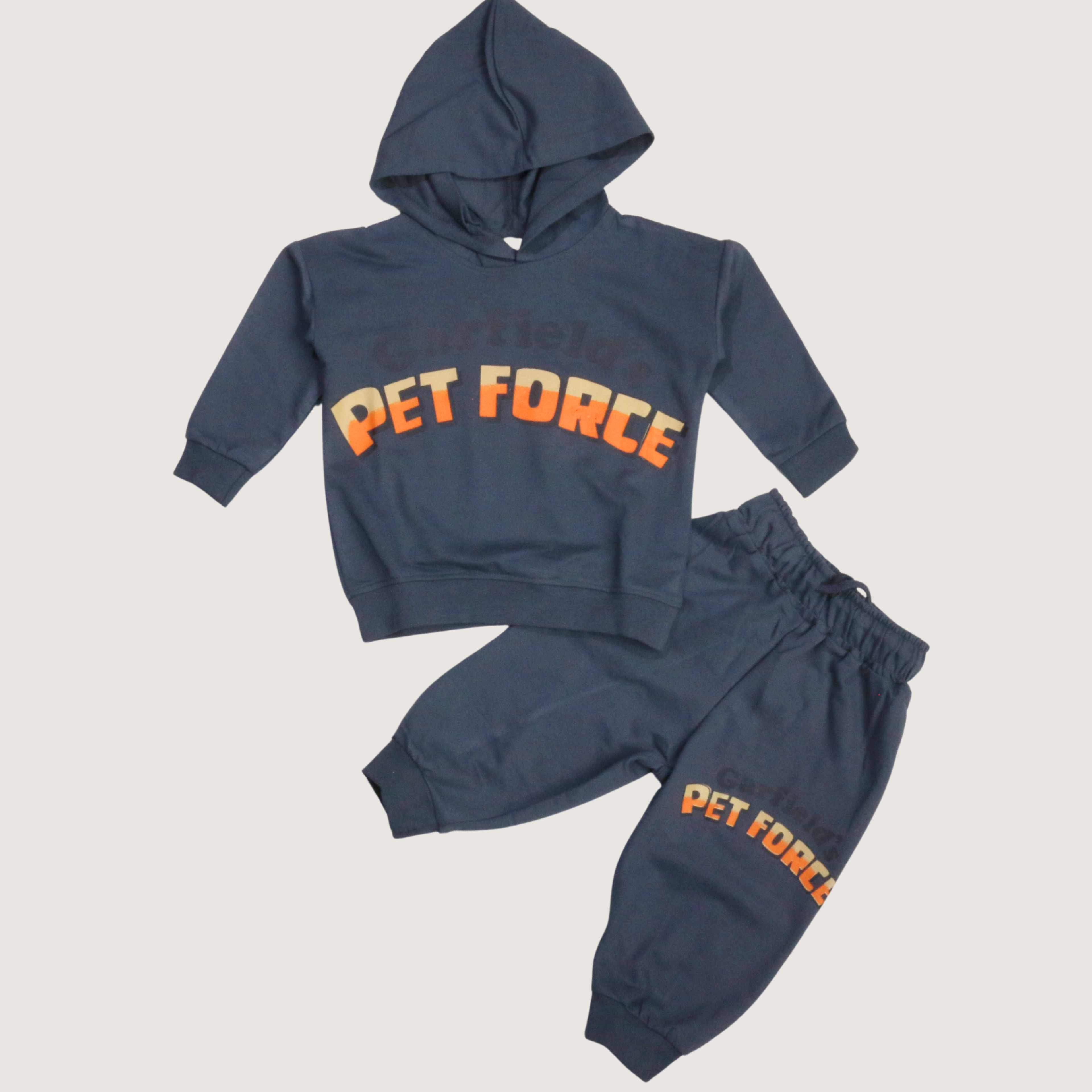 بيجامة كات ماري الوردية بأكمام طويلة (بنات)