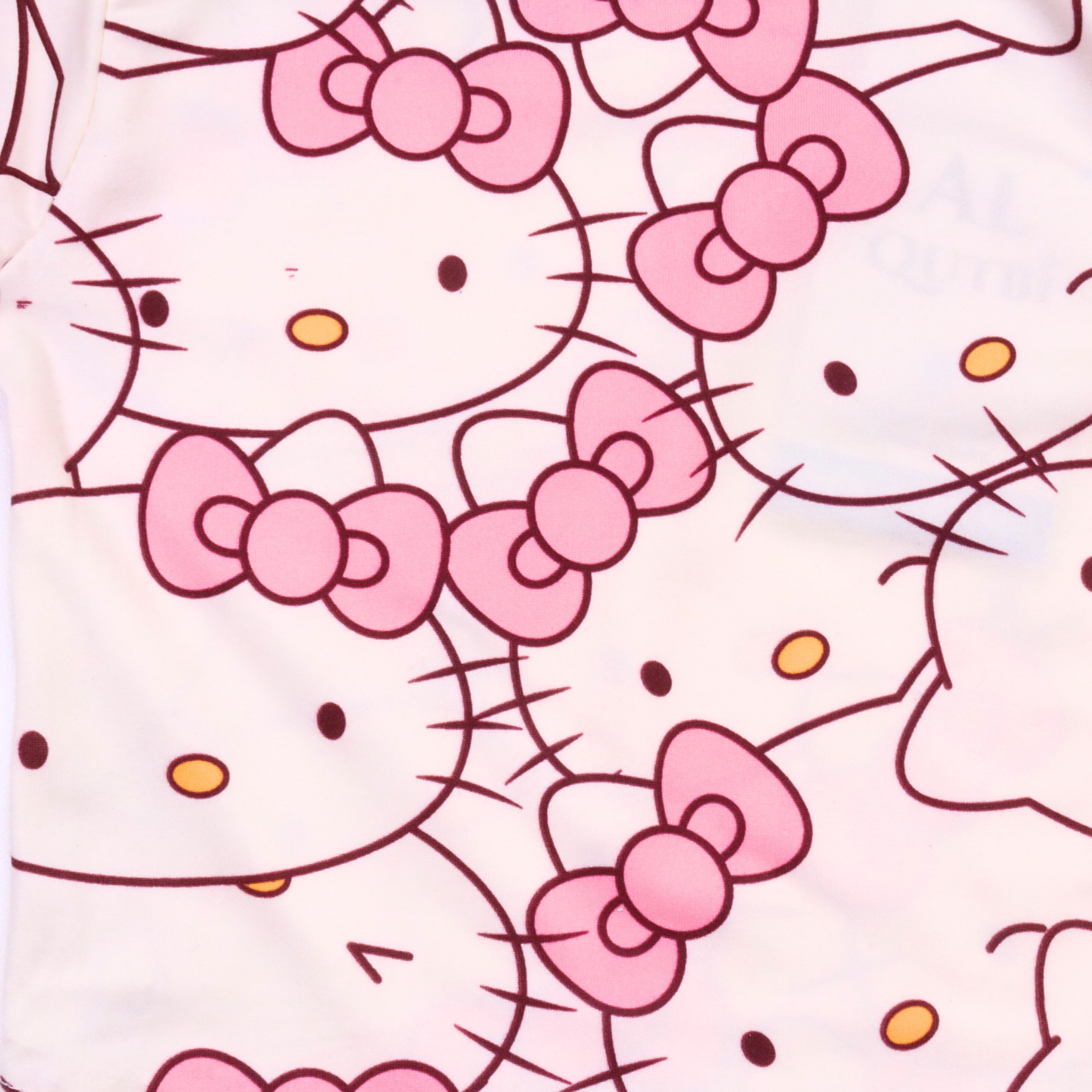 بيجامة كات ماري الوردية بأكمام طويلة (بنات)