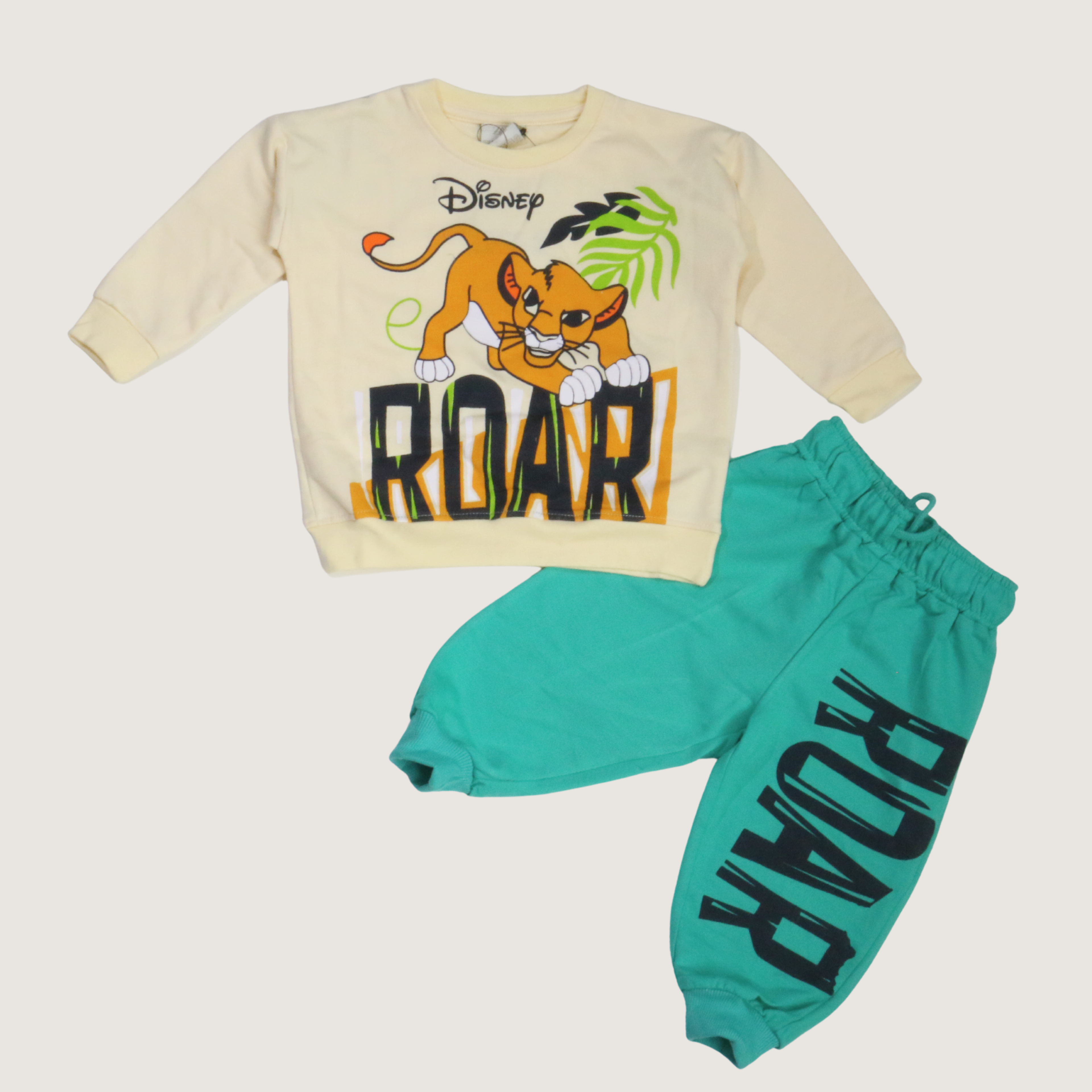 بيجامة كات ماري الوردية بأكمام طويلة (بنات)