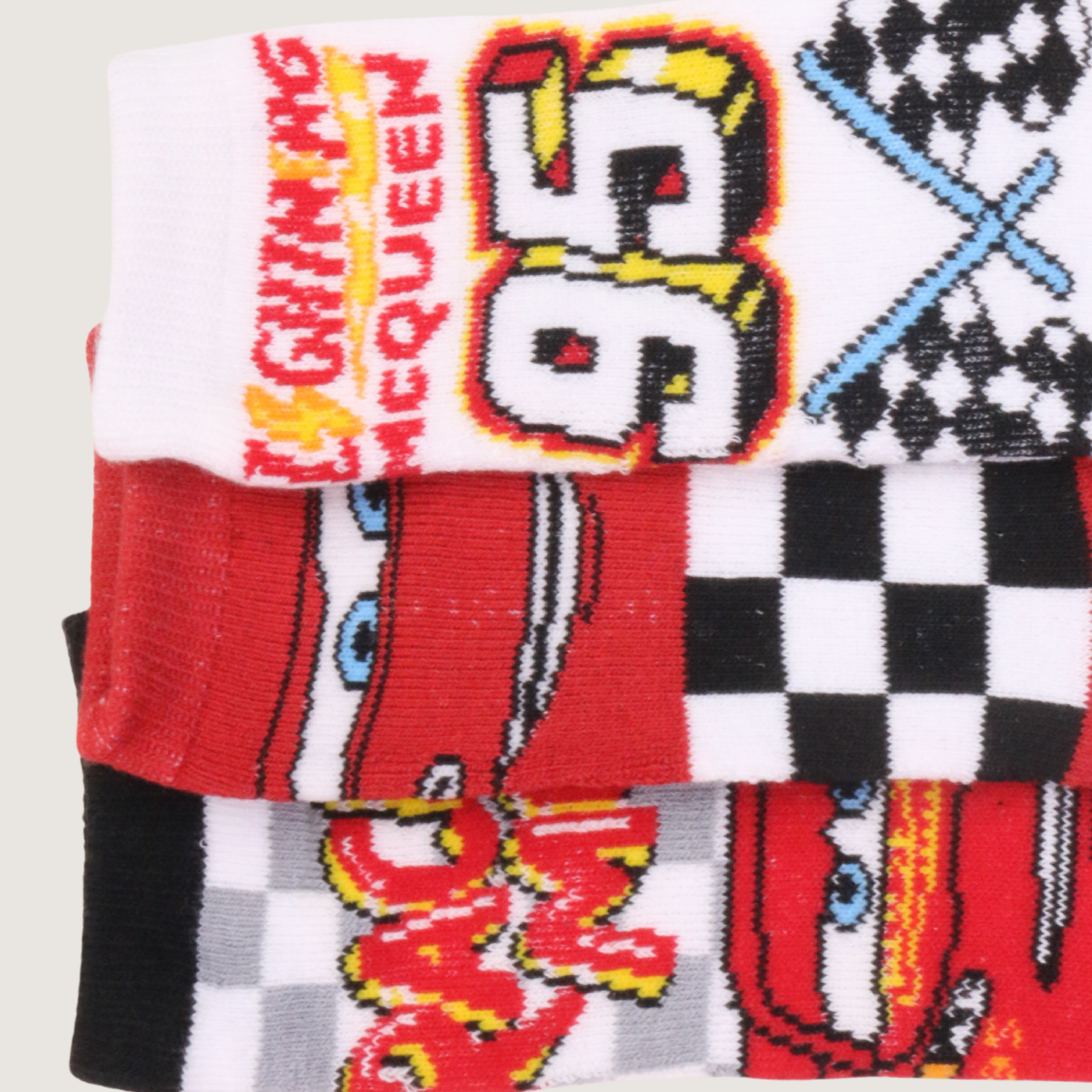 جوارب ديزني سيارات، عبوة من 3 قطع