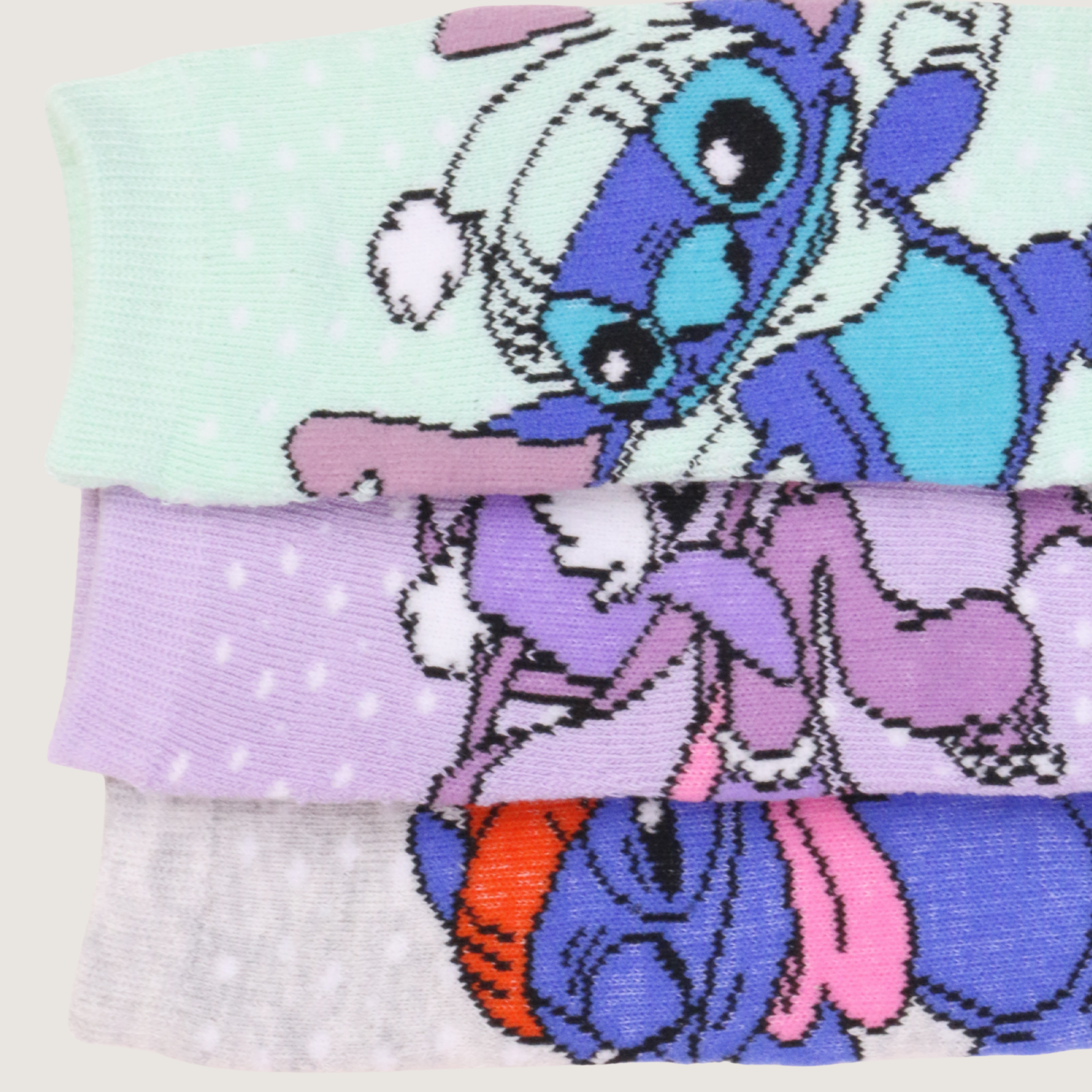 جوارب ديزني ستيتش، عبوة من 3 أزواج