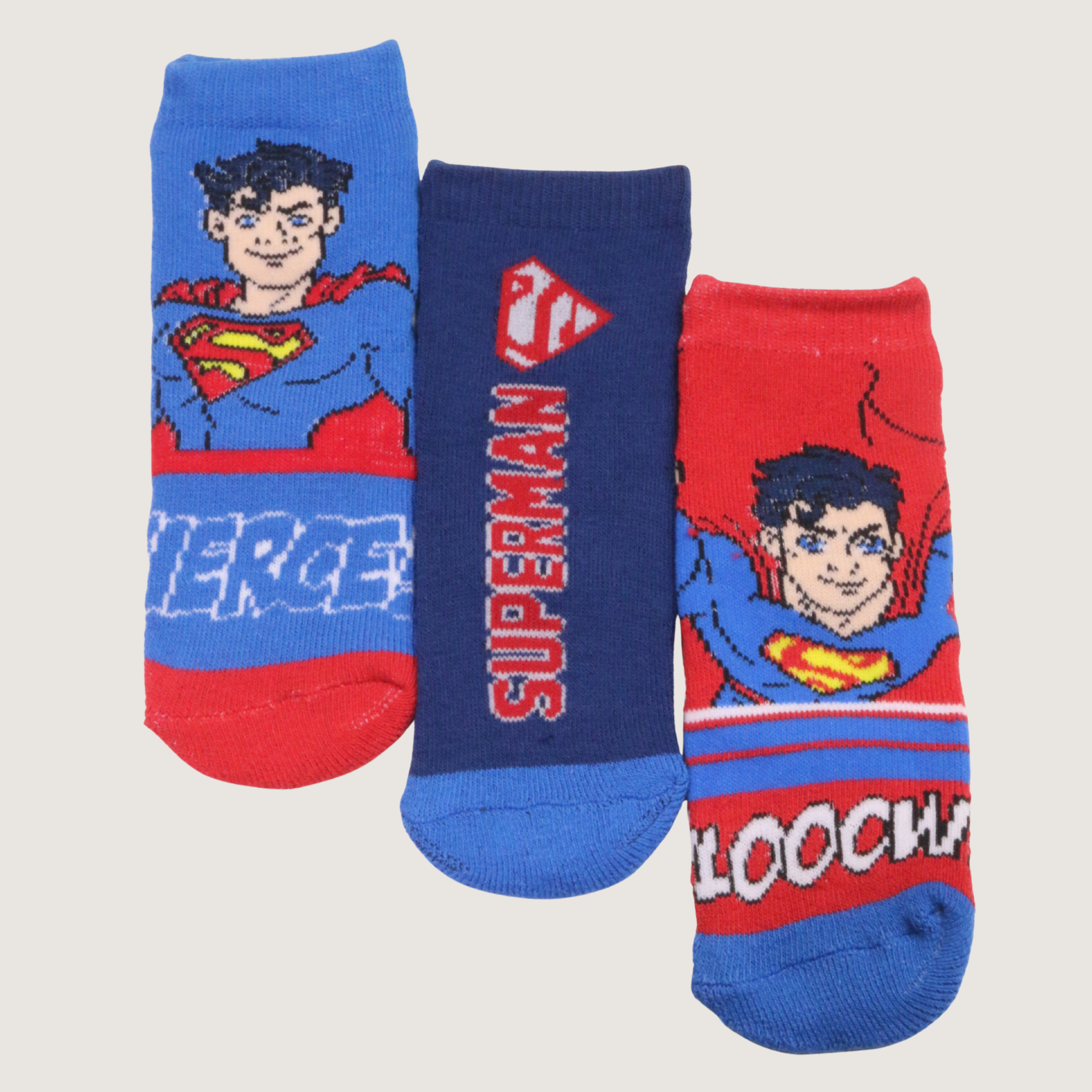 جوارب دي سي سوبرمان، عبوة من 3 قطع