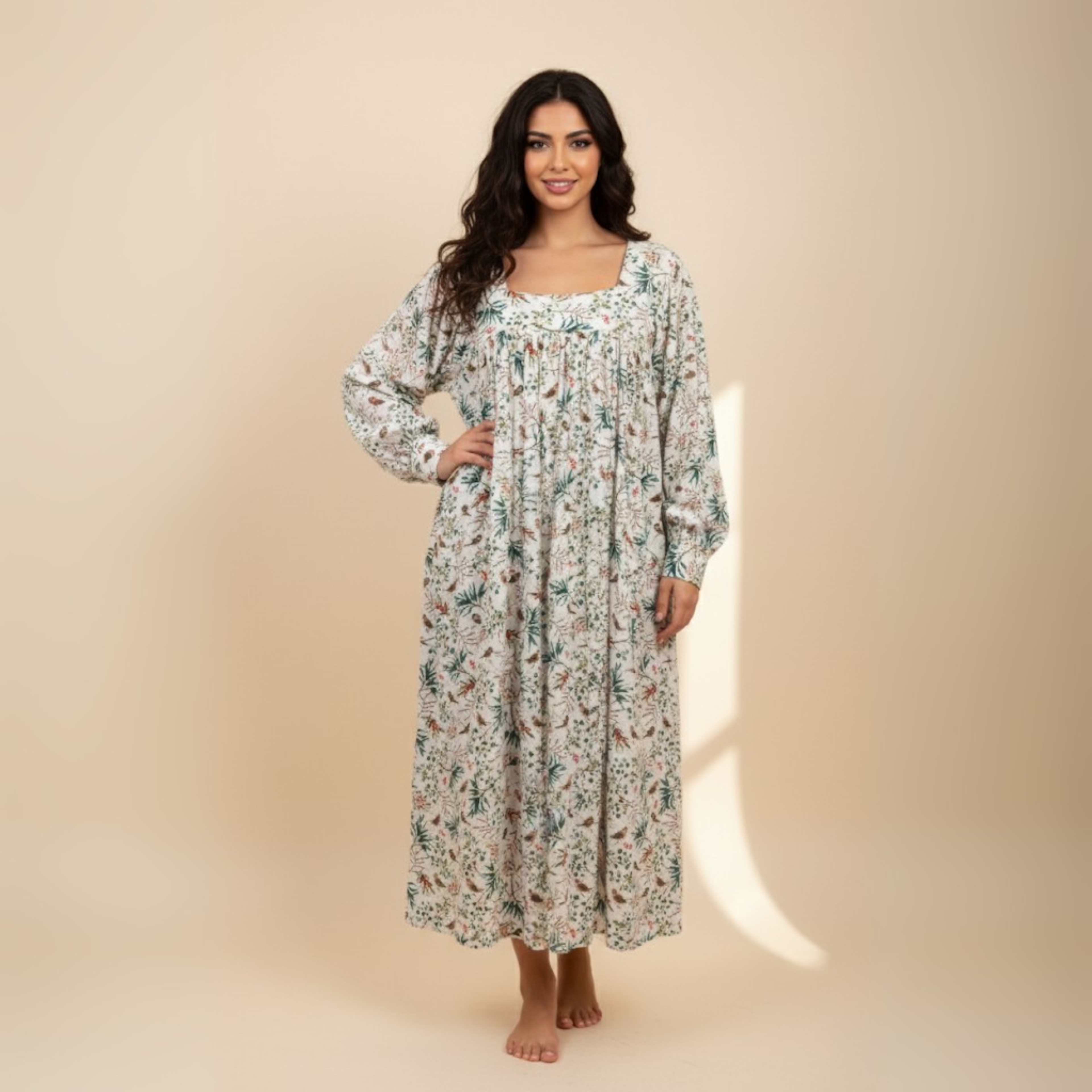 ثوب نوم زهور العصفور