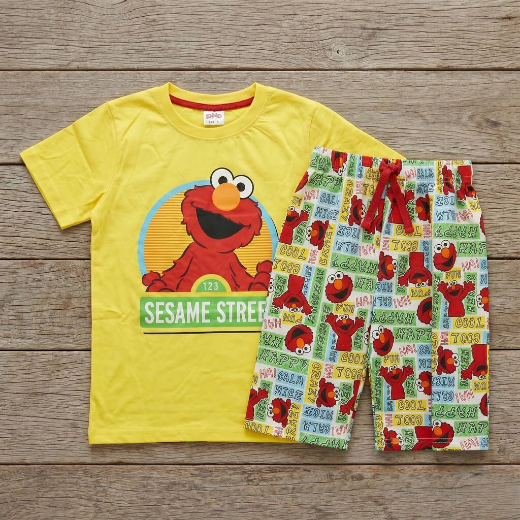 123 Sesame Bermuda Set
