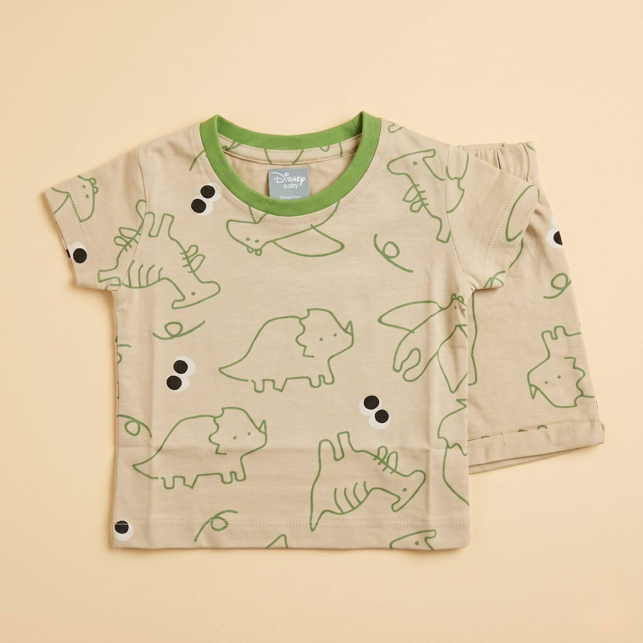Dino Lines Baby Bermuda Set