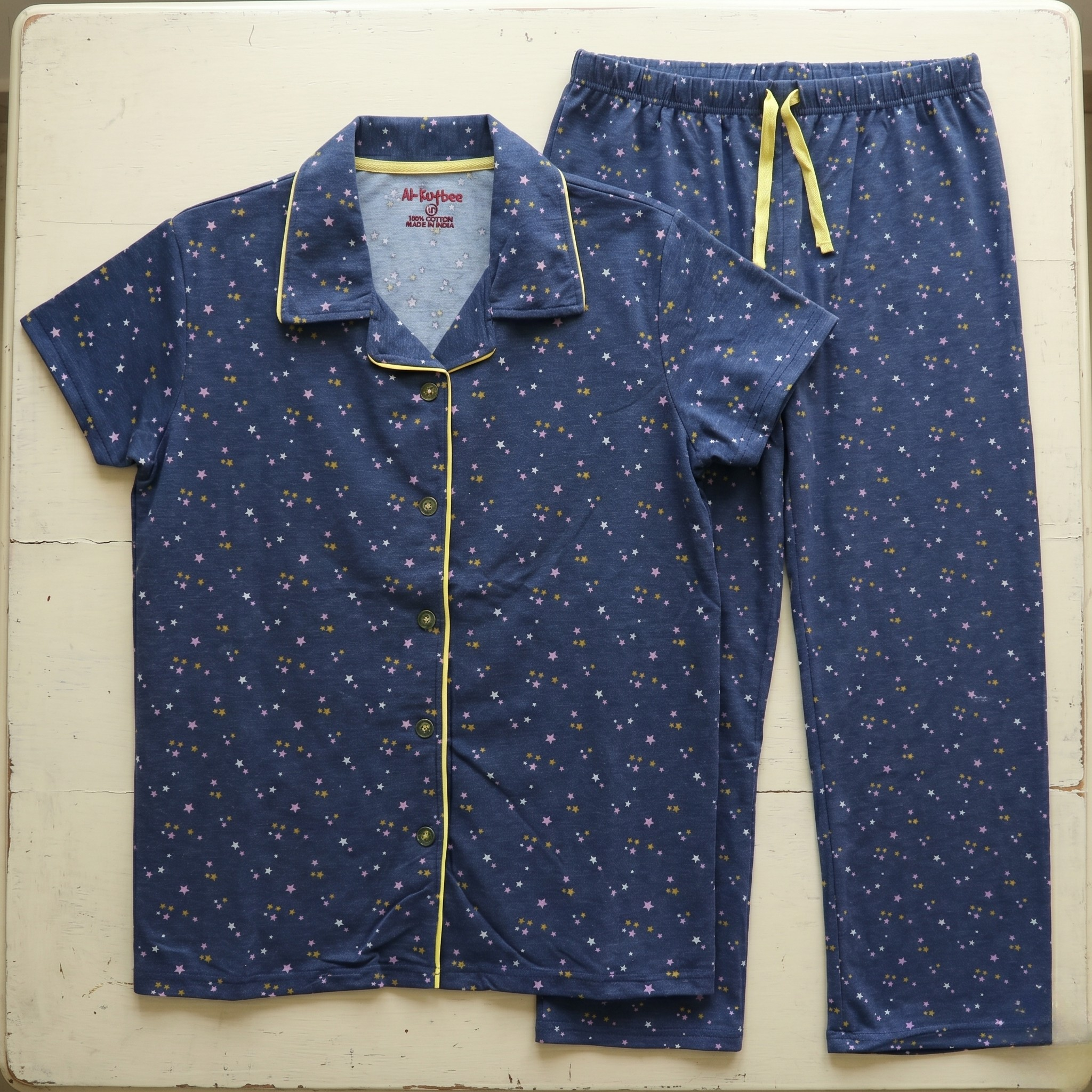 Multicolor Stars Womens Pajamas