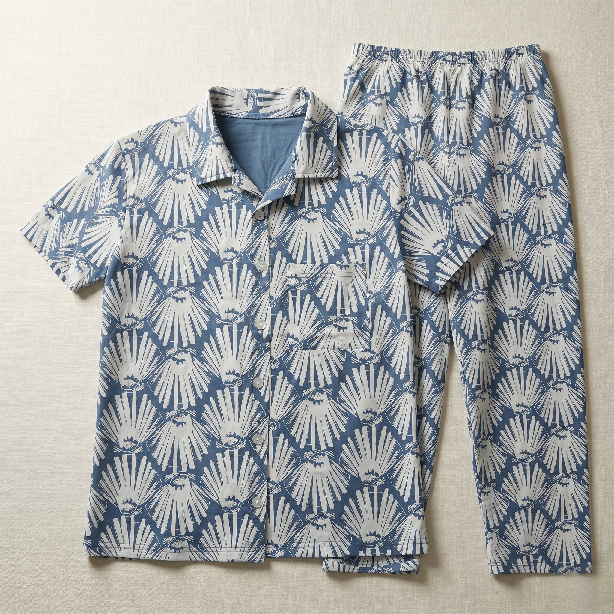 Botanical Print Womens Pajamas