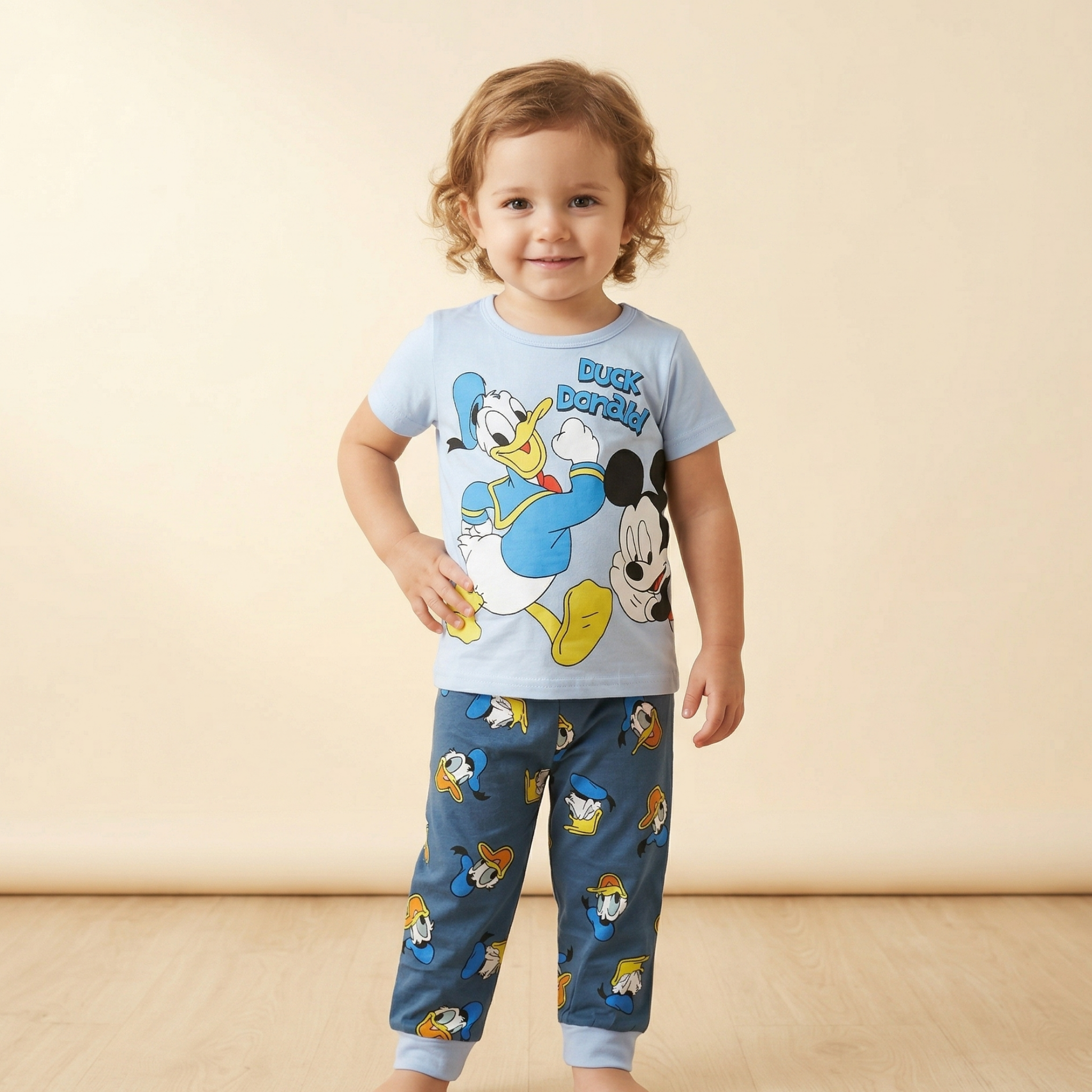 Duck Blue Kids H\S Pajamas