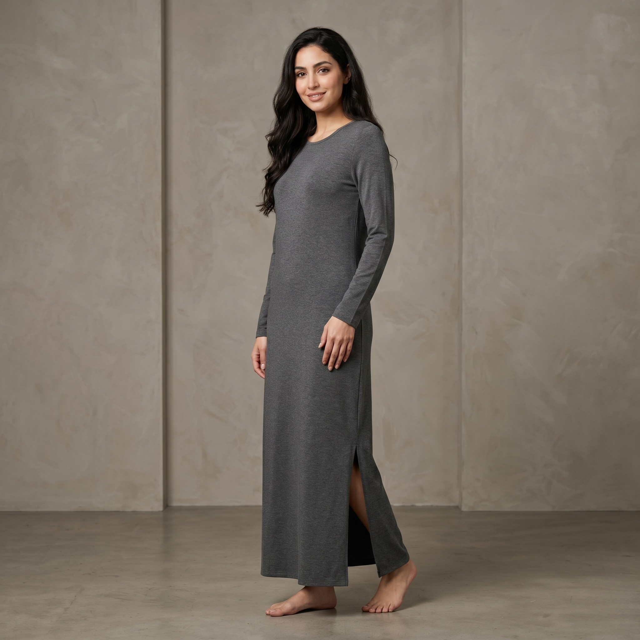Long Sleeves Inner Dress 26017