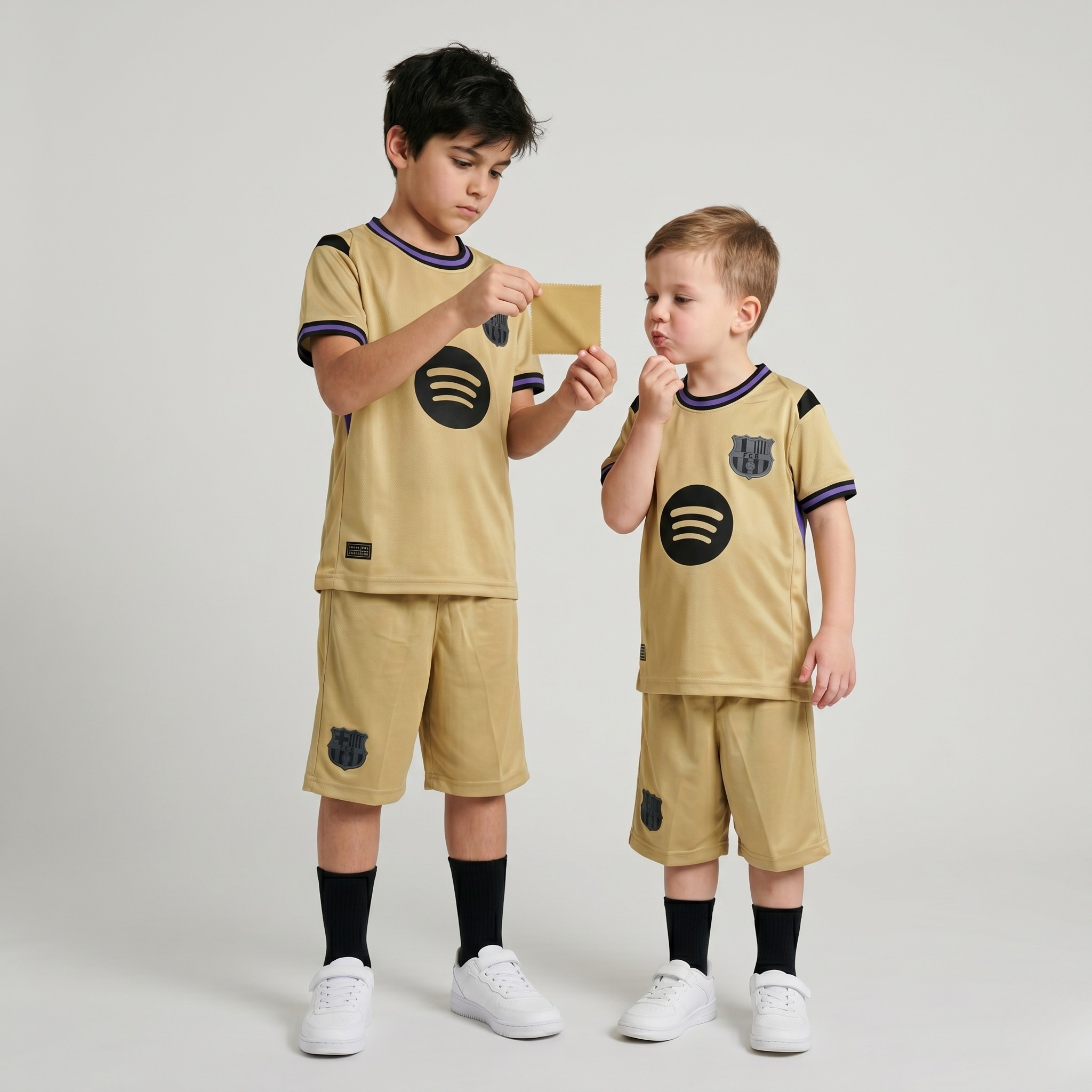FCB Beige Kids Bermuda