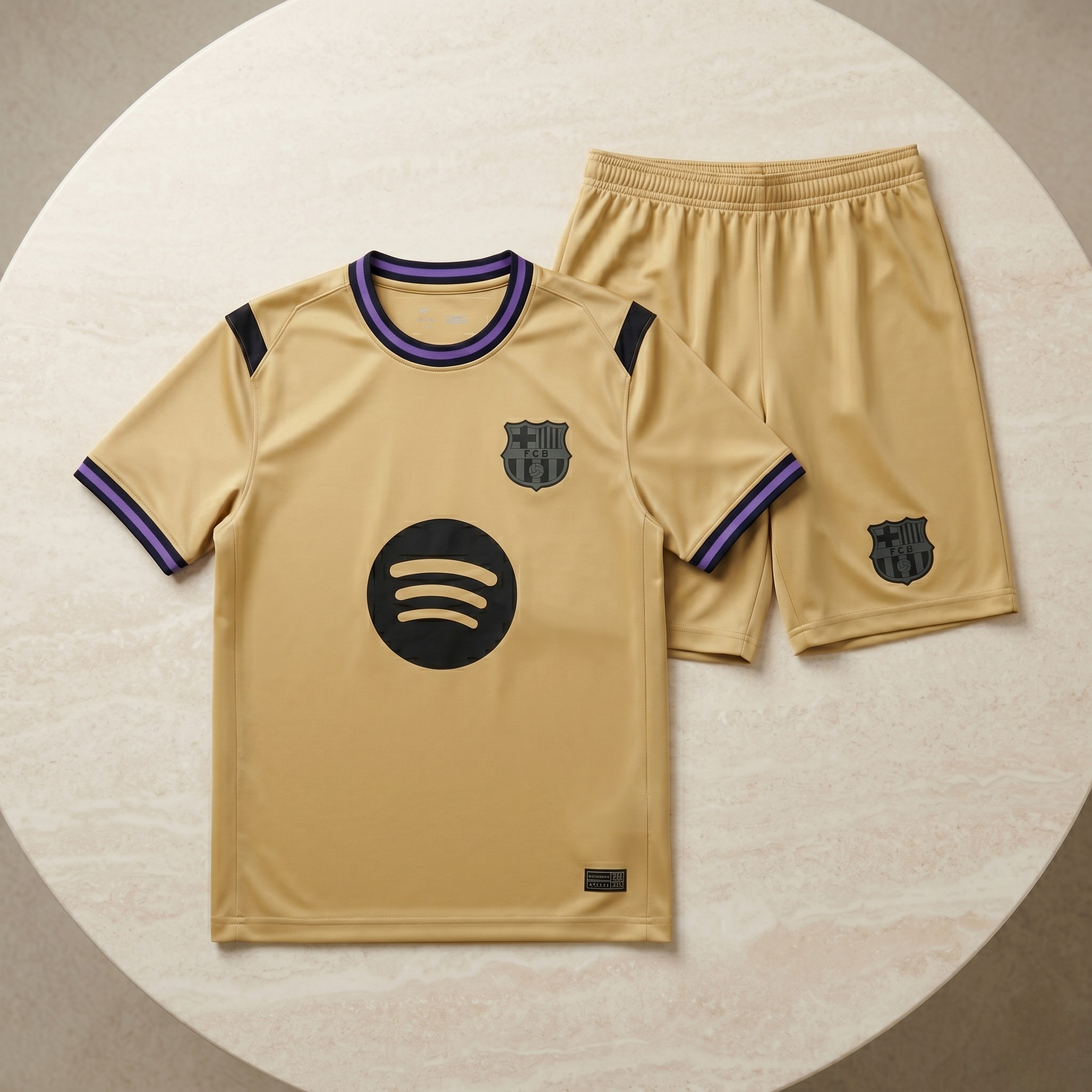FCB Beige Kids Bermuda