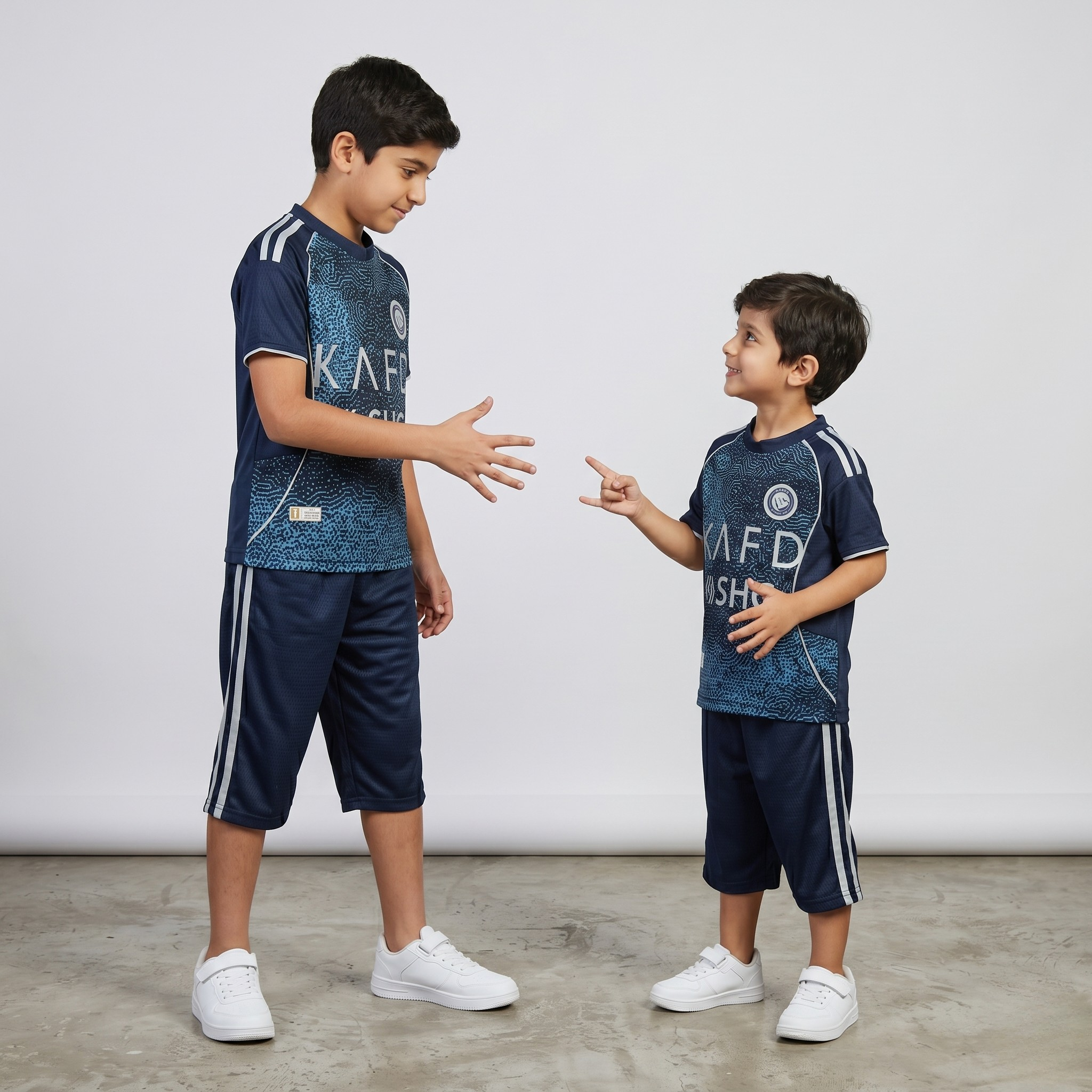 Al Nasr Navy Kids Bermuda