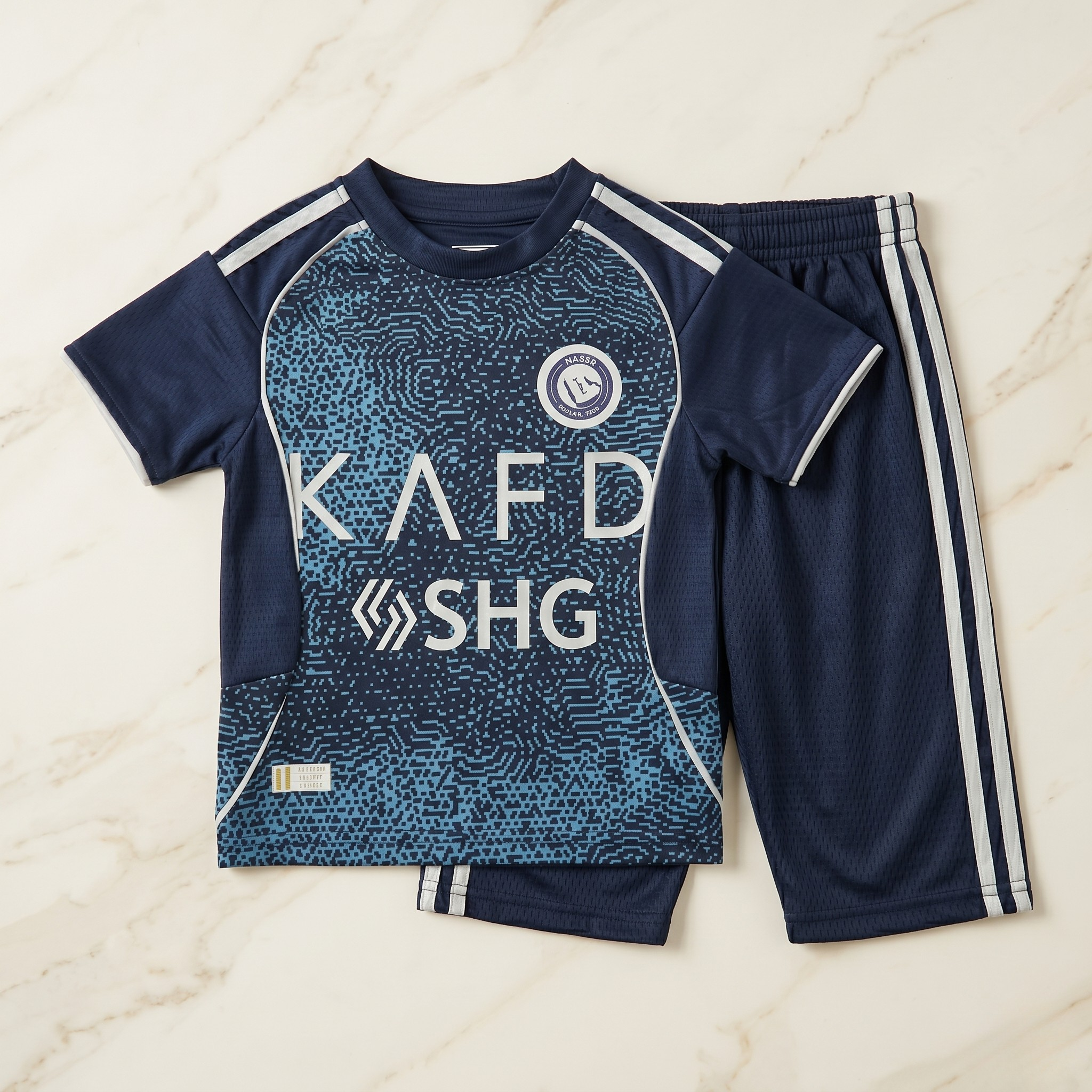 Al Nasr Navy Kids Bermuda