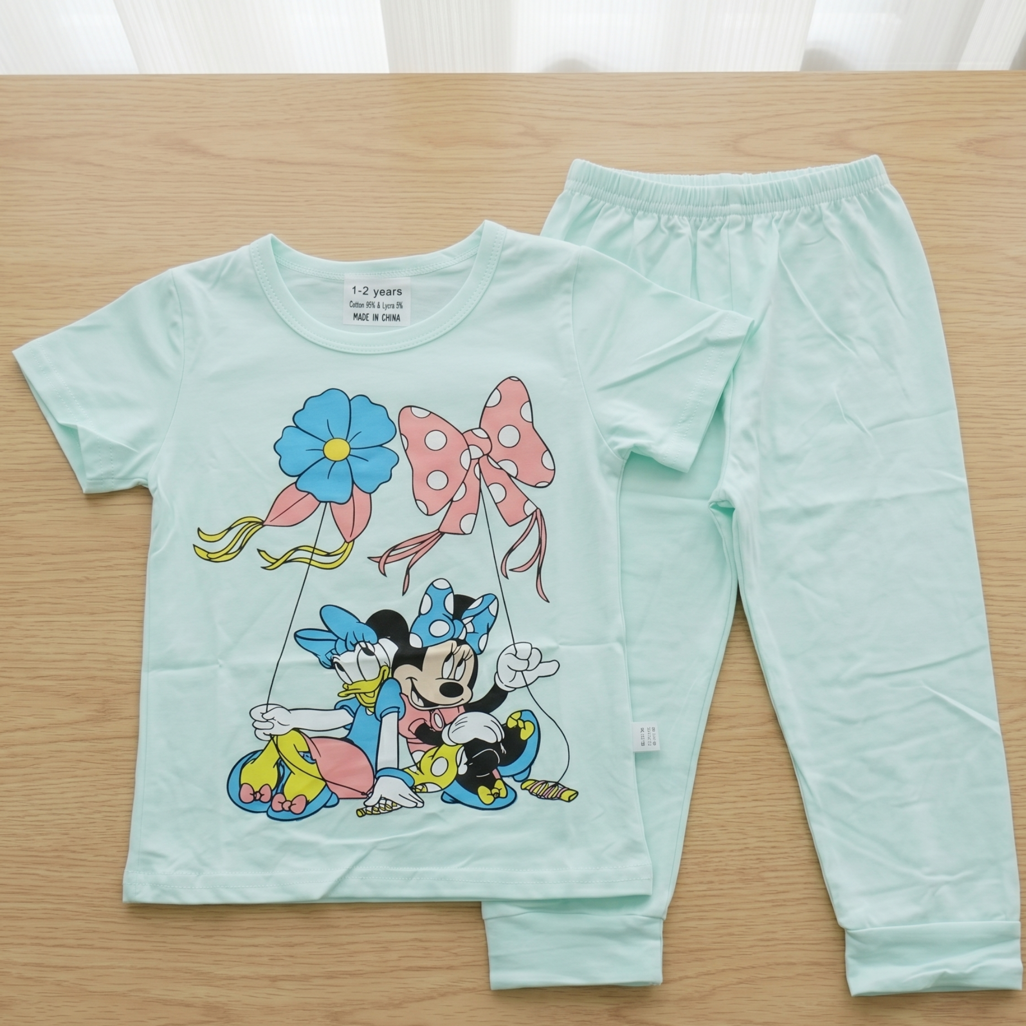 Donald Minnie Kids H\S Pajamas