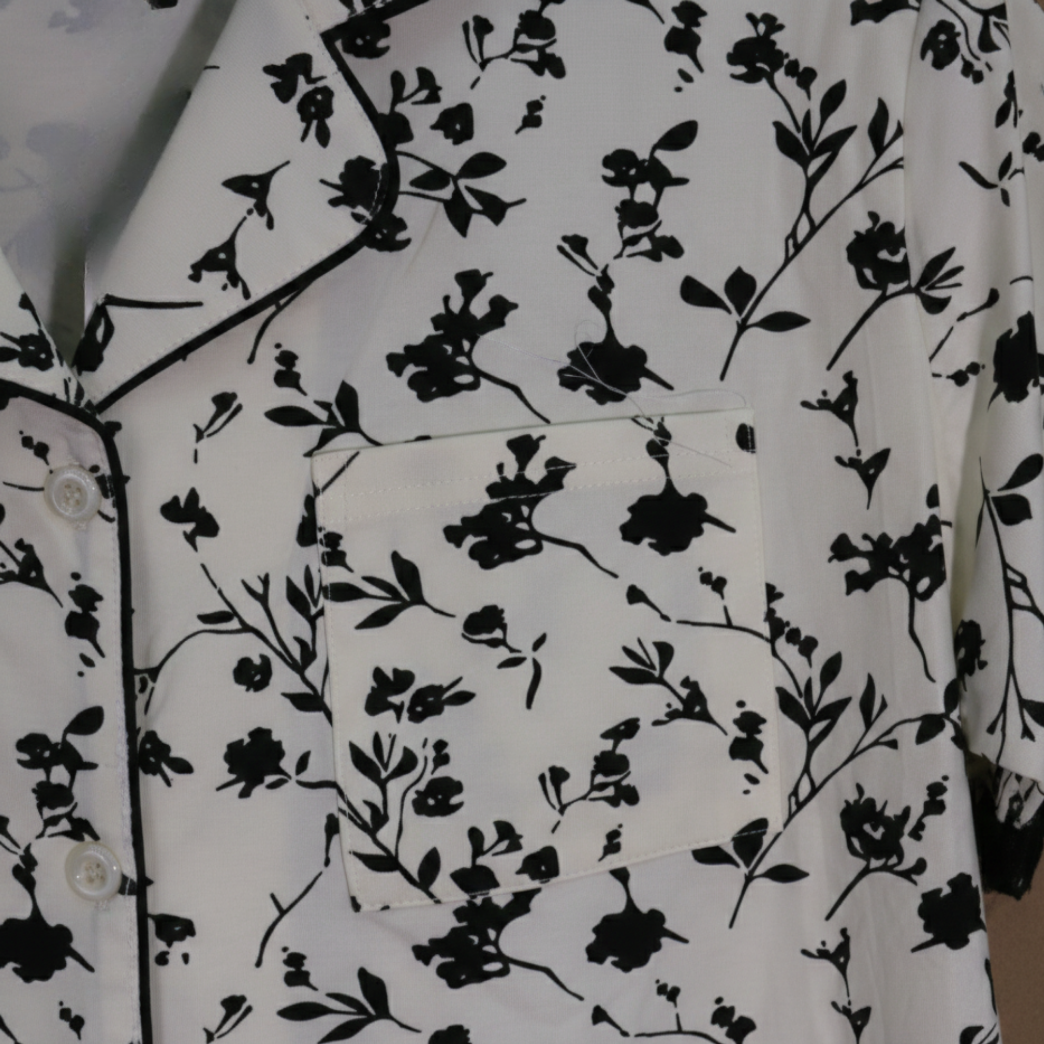 Womens Silk Pajama 2 Pcs Set 8011