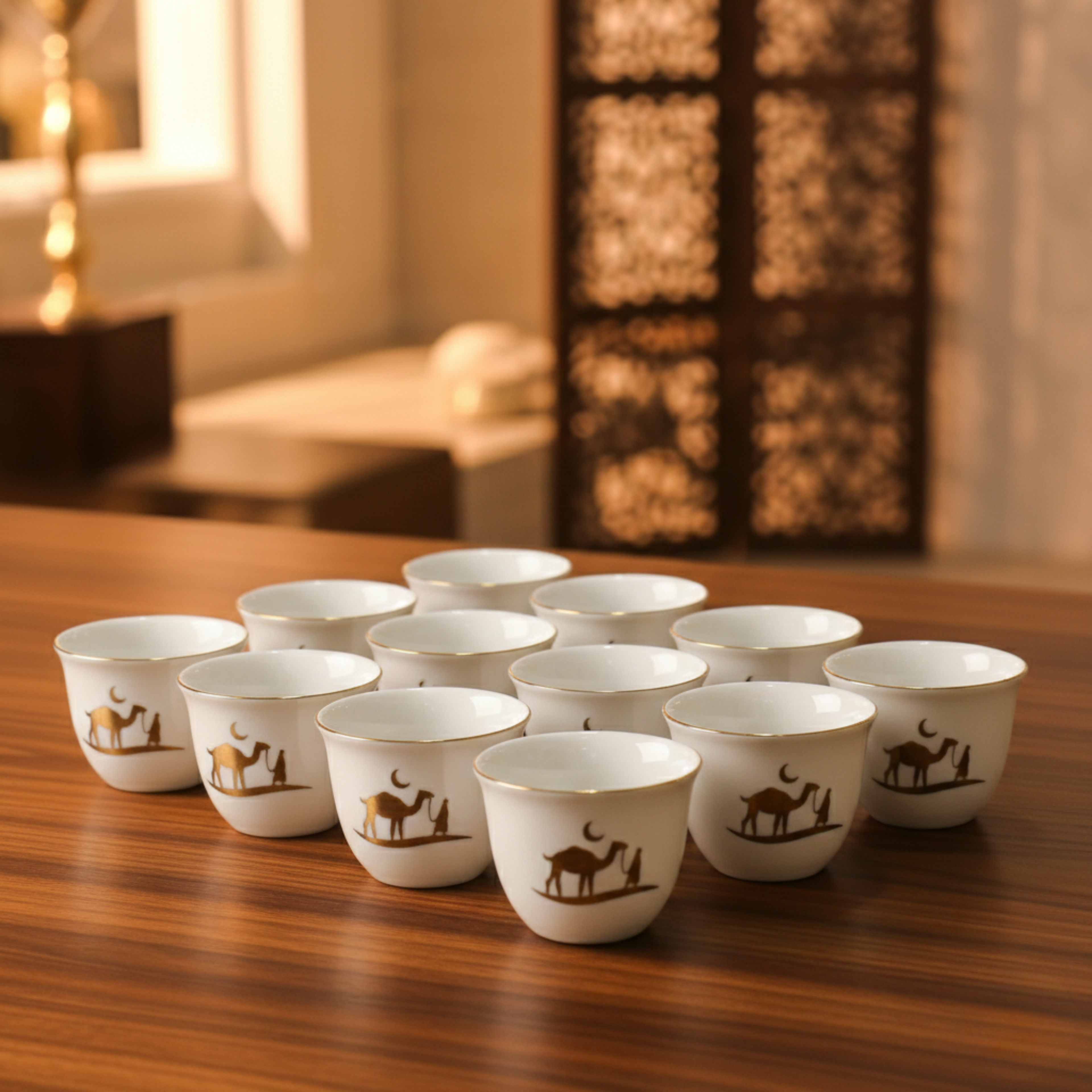 طقم أكواب مكون من 12 قطعة