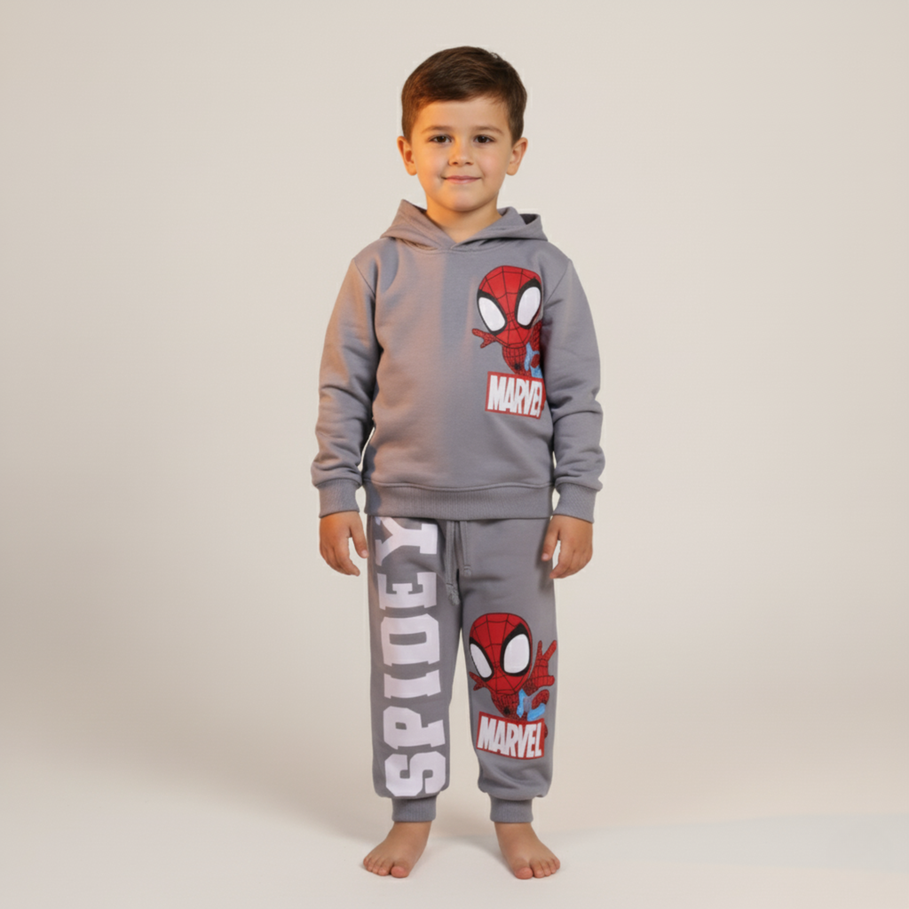 بيجامة كات ماري الوردية بأكمام طويلة (بنات)