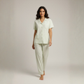 Womens Lycra Cotten Pyjama Set 728712