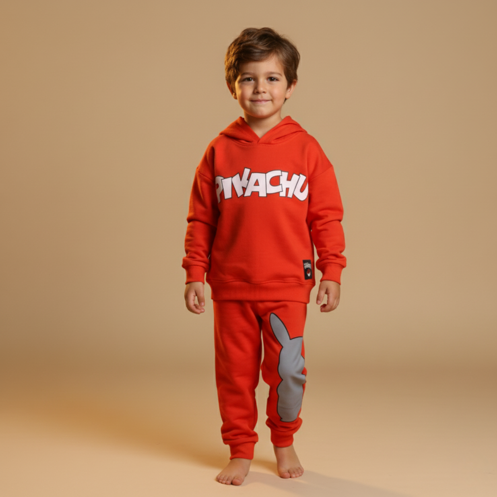 بيجامة كات ماري الوردية بأكمام طويلة (بنات)