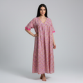 Womens Cotton Long Midi Dress LM-188/J-49