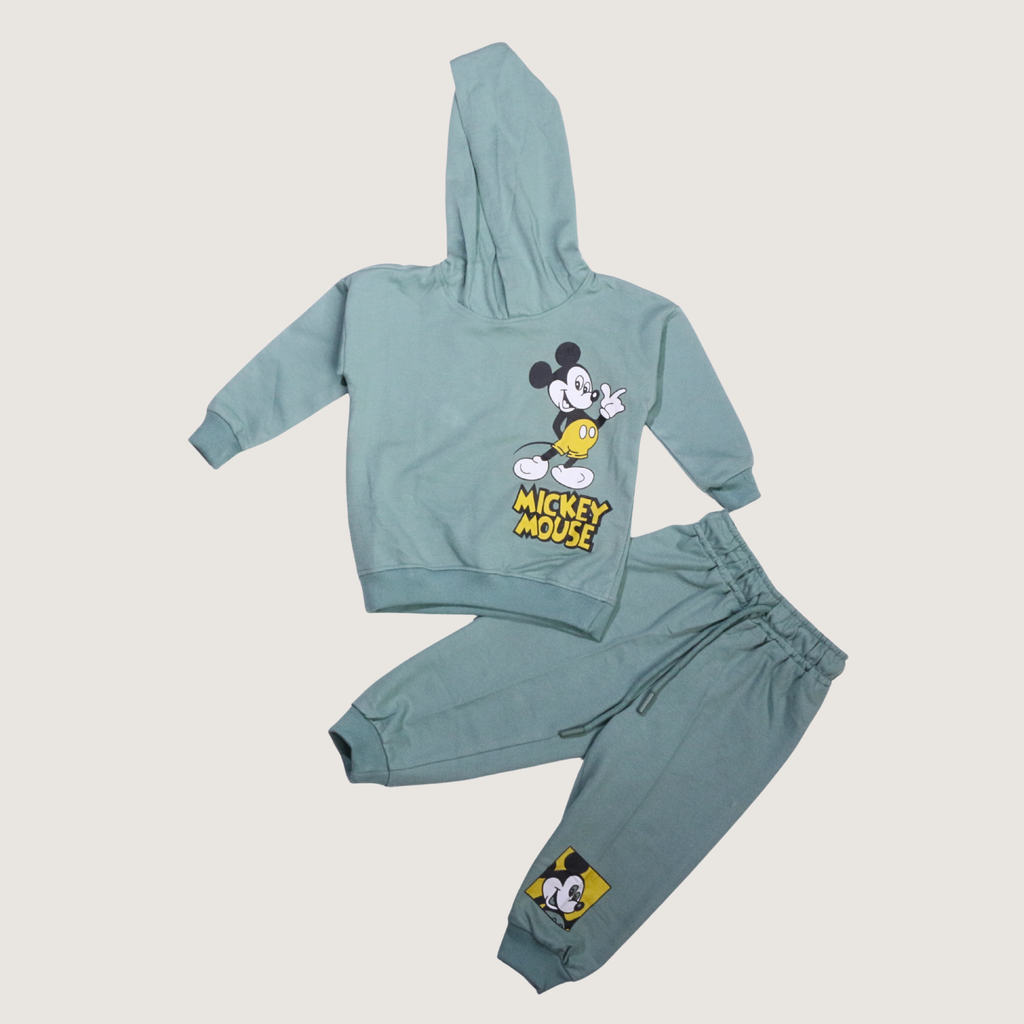 بيجامة كات ماري الوردية بأكمام طويلة (بنات)