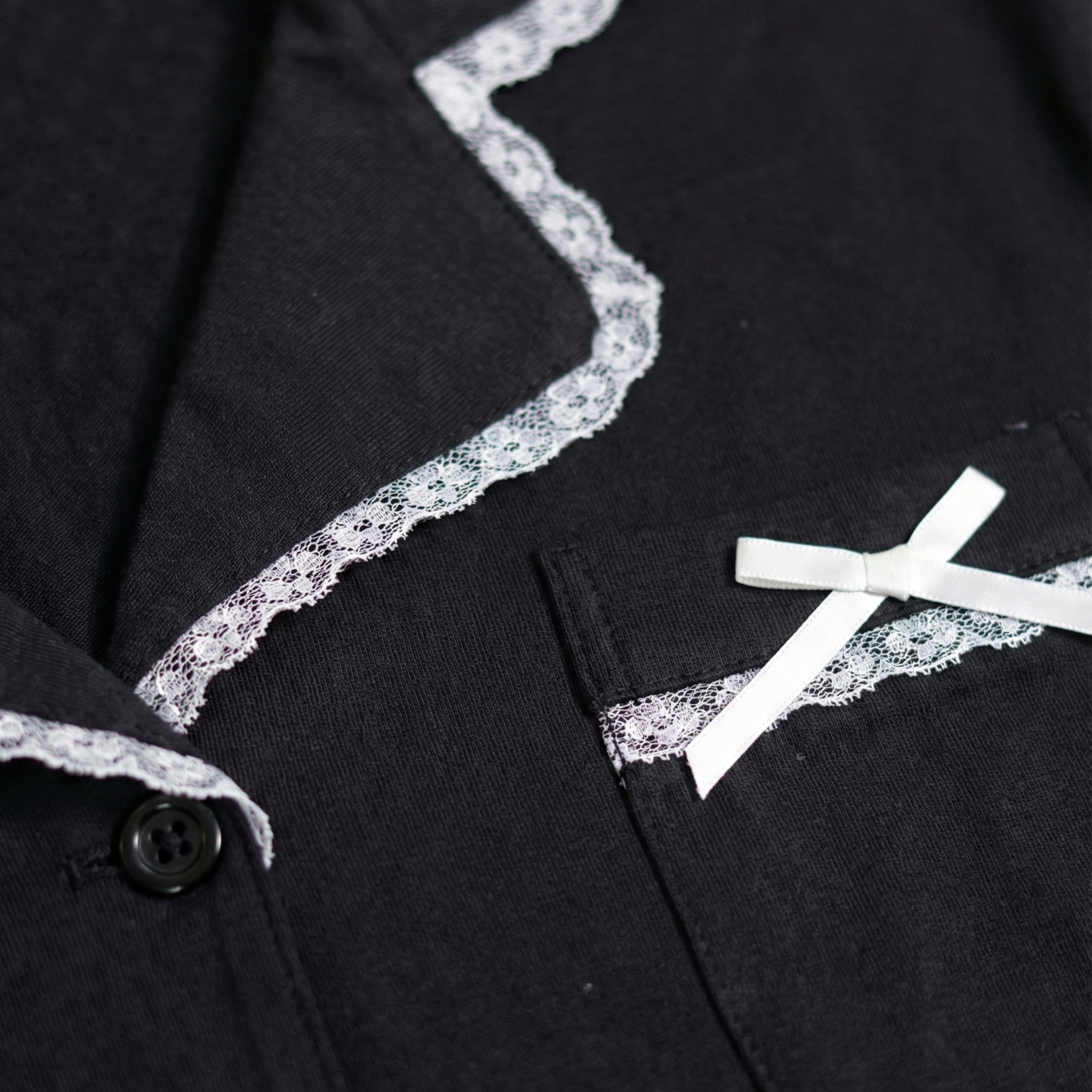 Womens Silk Pajama 2 Pcs Set 8016