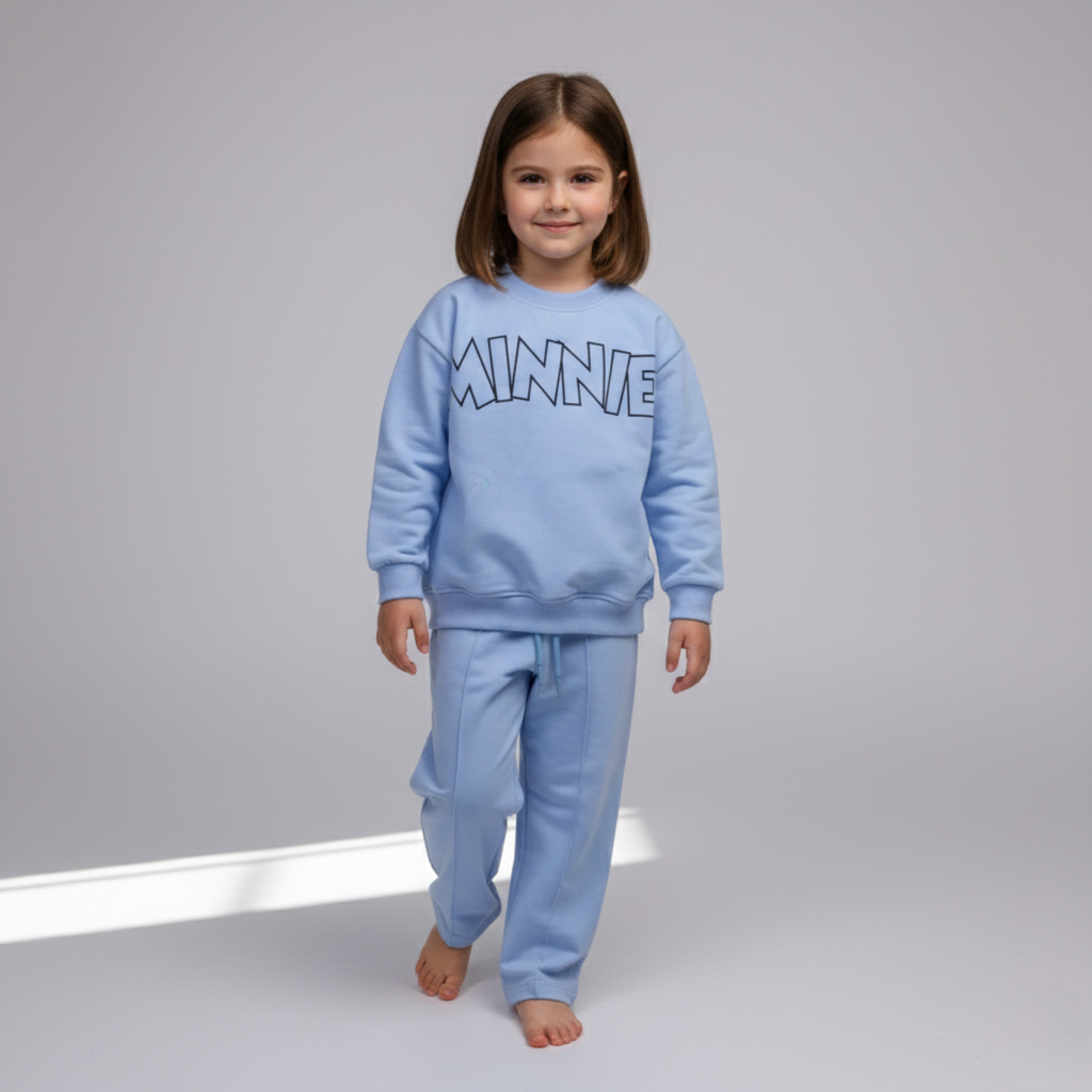Minnie Blue Long-Sleeves Pajamas (Girls)