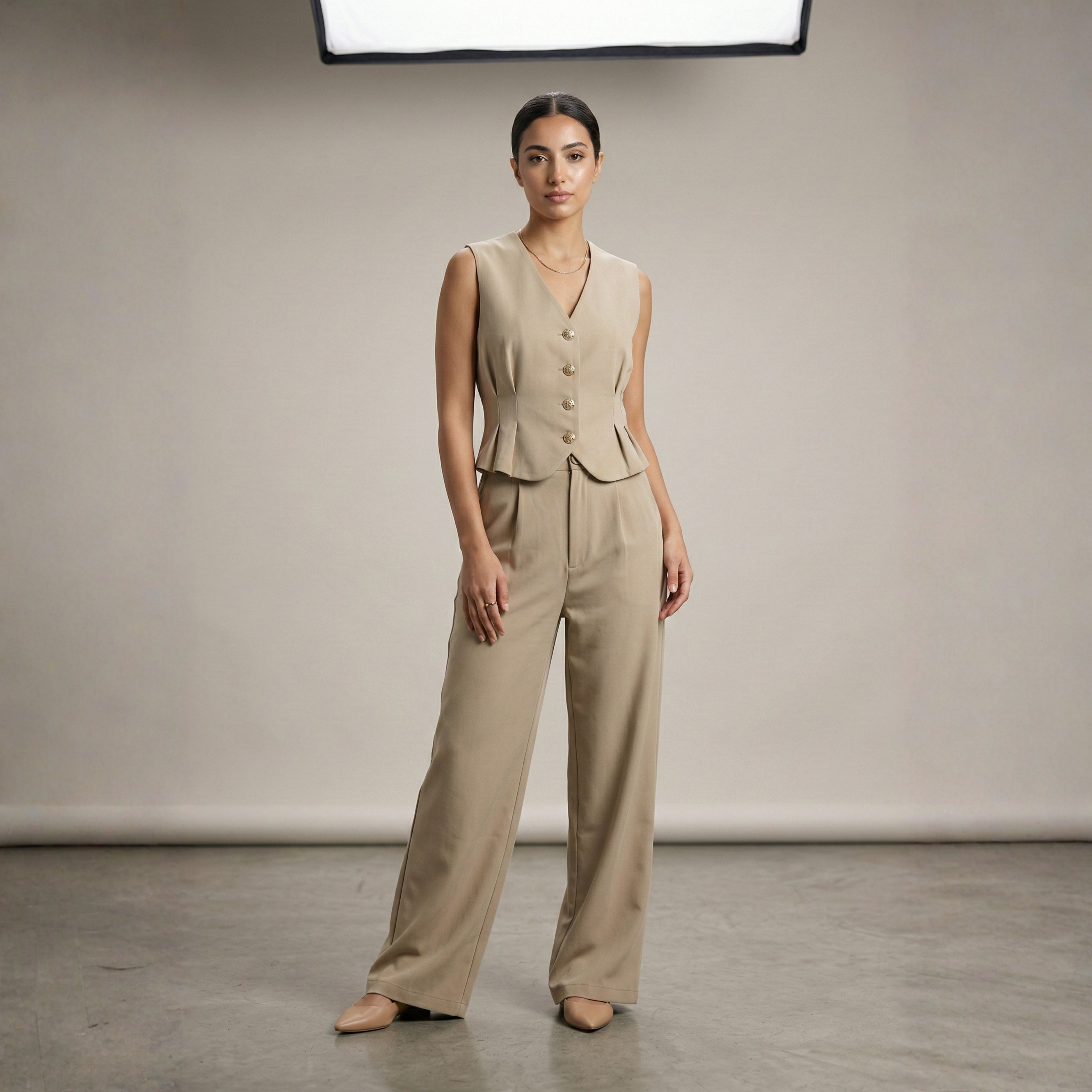 Womens Vest & Pant Set 6215