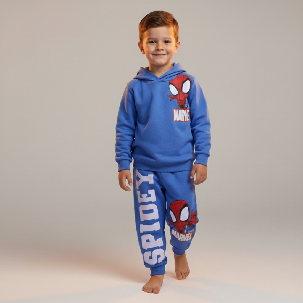 بيجامة كات ماري الوردية بأكمام طويلة (بنات)