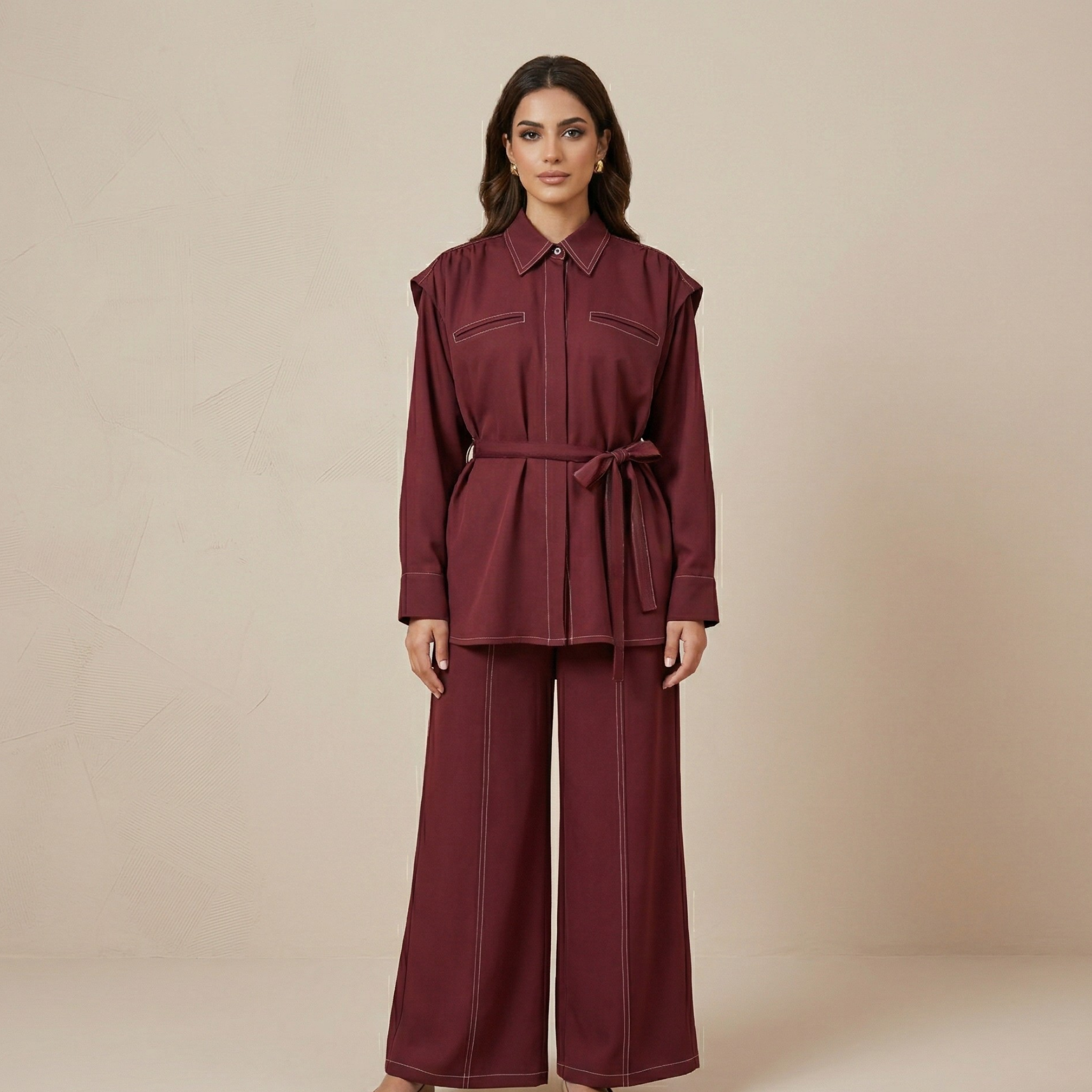 طقم نسائي قطعتين 0439