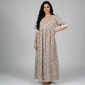 Womens Cotton Long Midi Dress LM-188/J-46