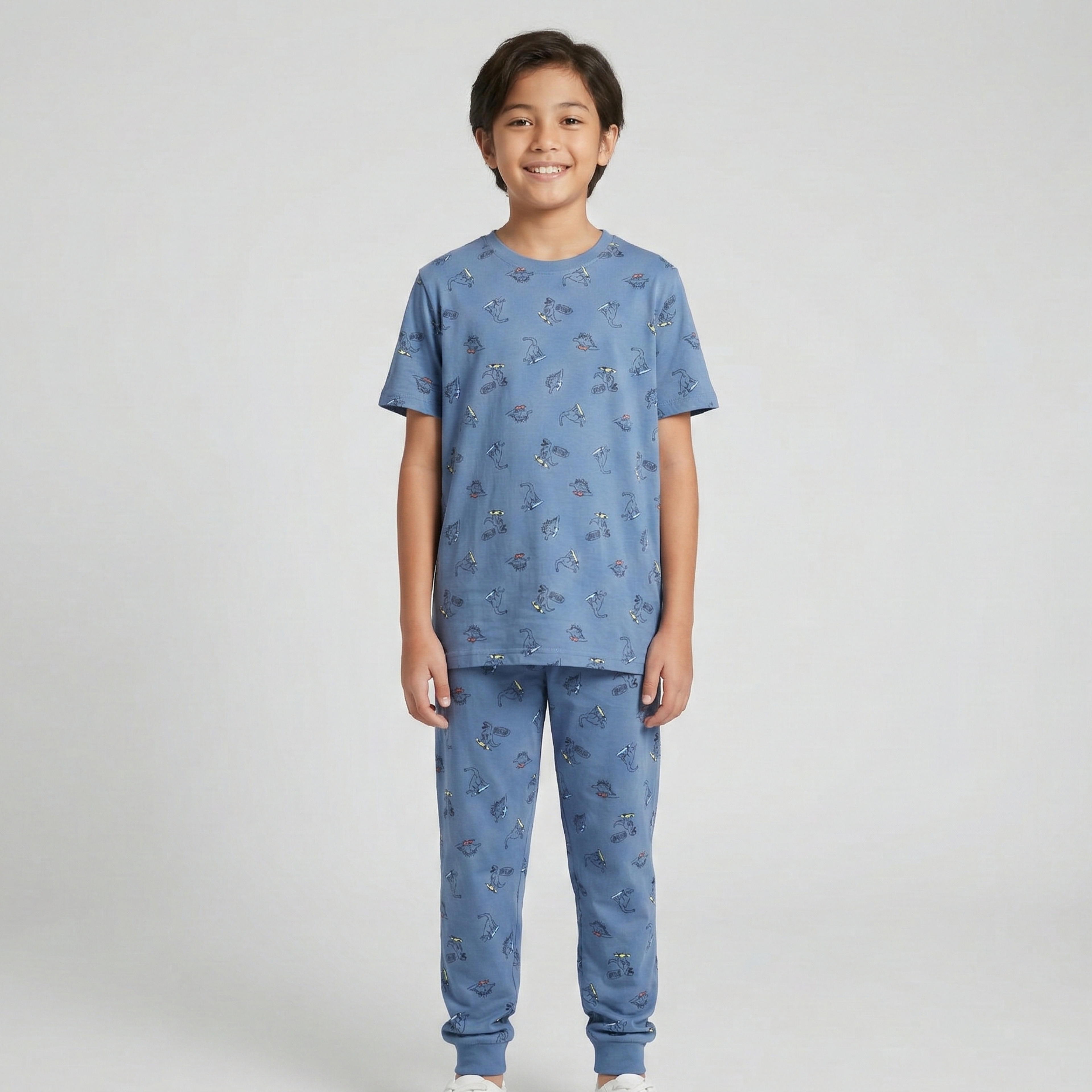 Dinosaur Blue L/S Pajamas