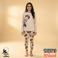 Minnie Cream Womens Pajamas