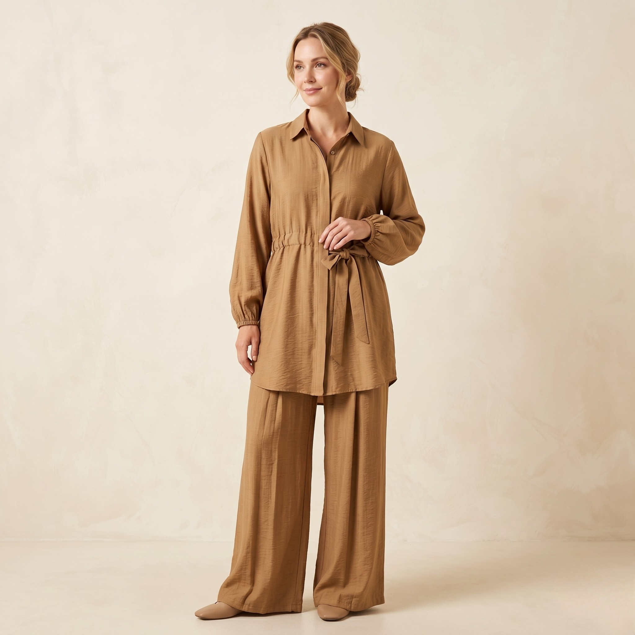 طقم نسائي قطعتين 7089