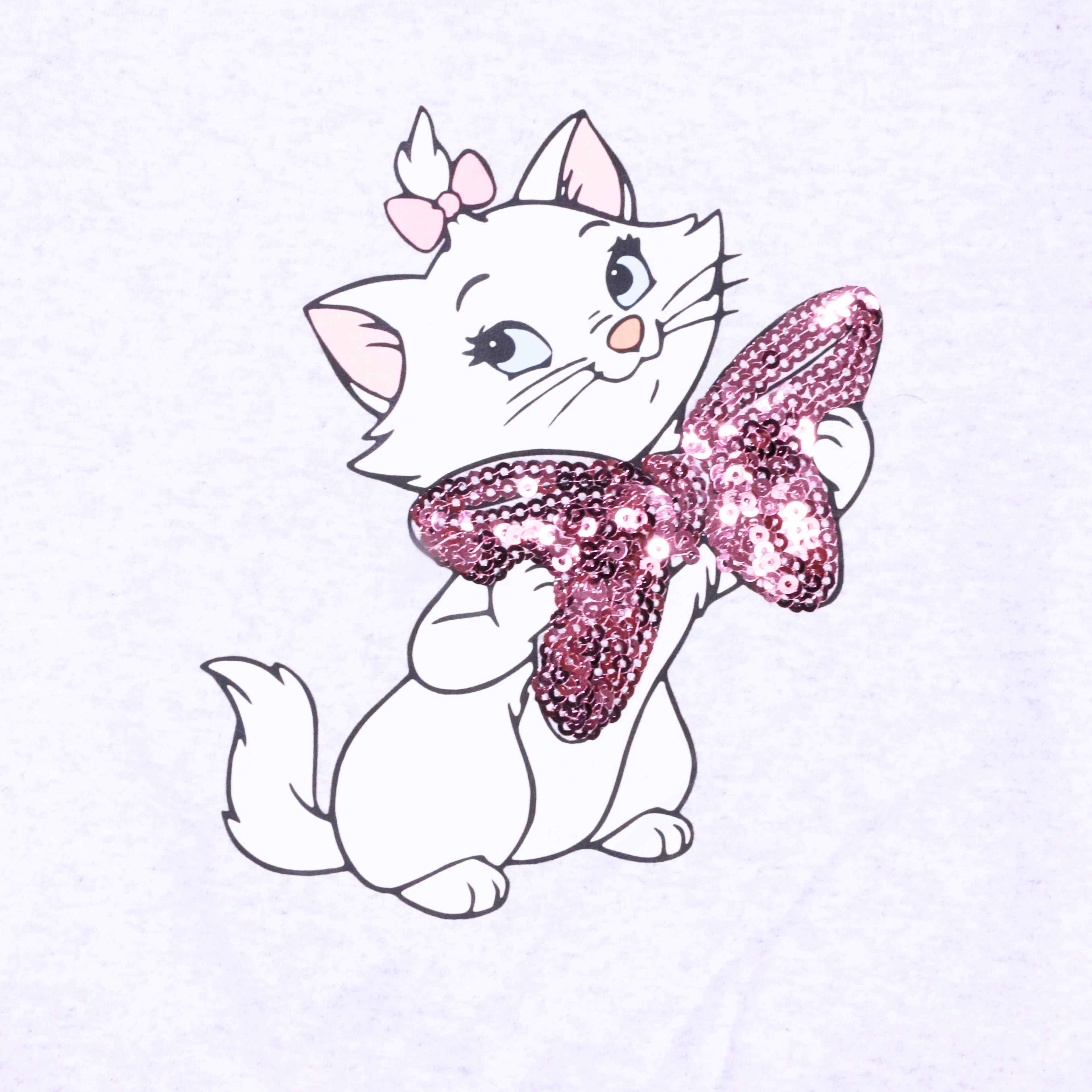 بيجامة كات ماري الوردية بأكمام طويلة (بنات)