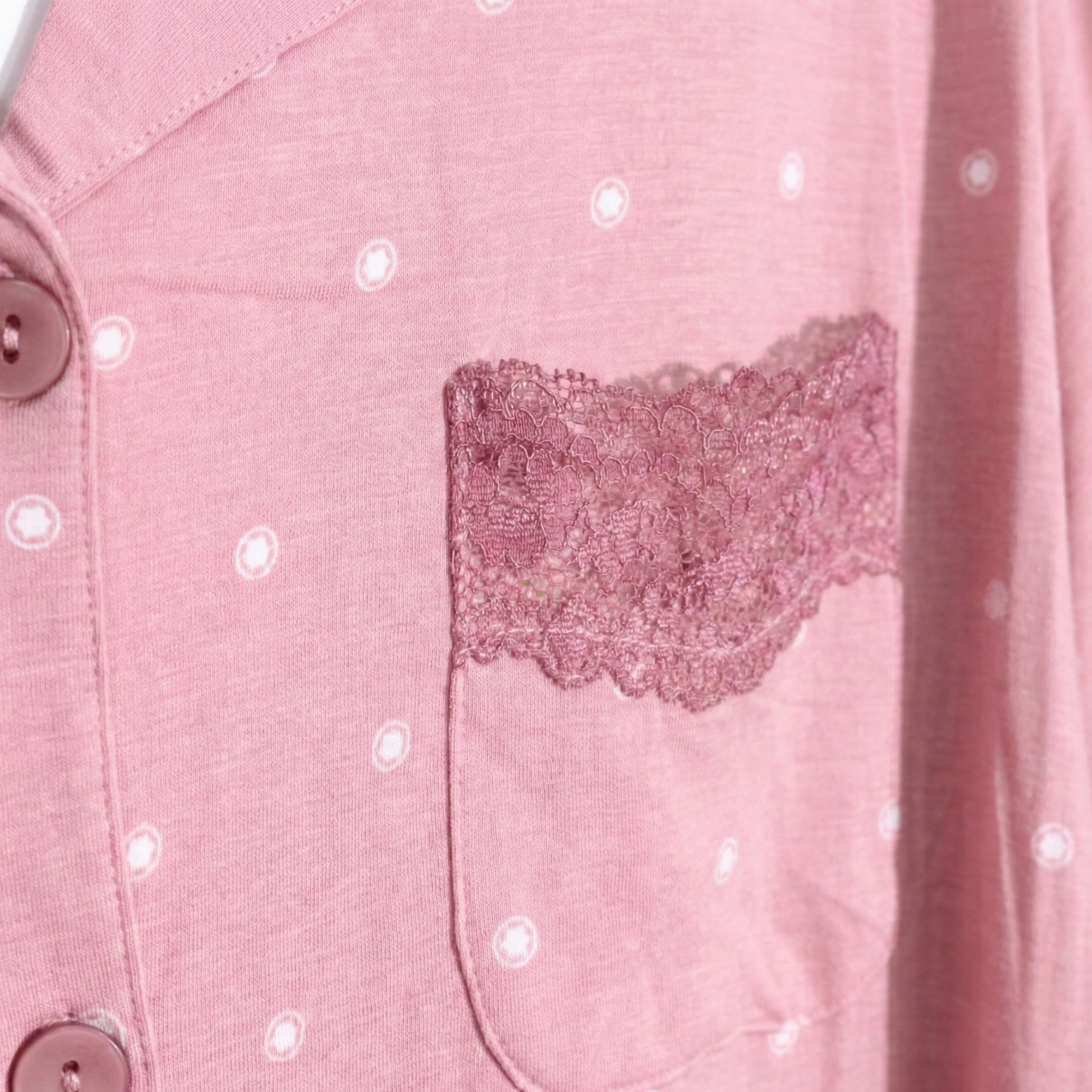 Womens Silk Pajama 2 Pcs Set 8053