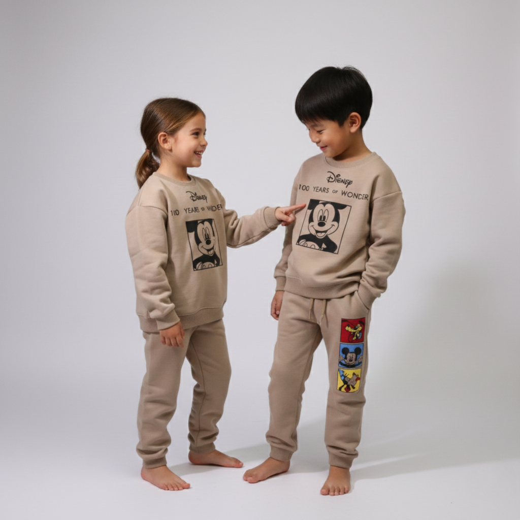 Disney Tan Long-Sleeves Pajamas (Unisex)