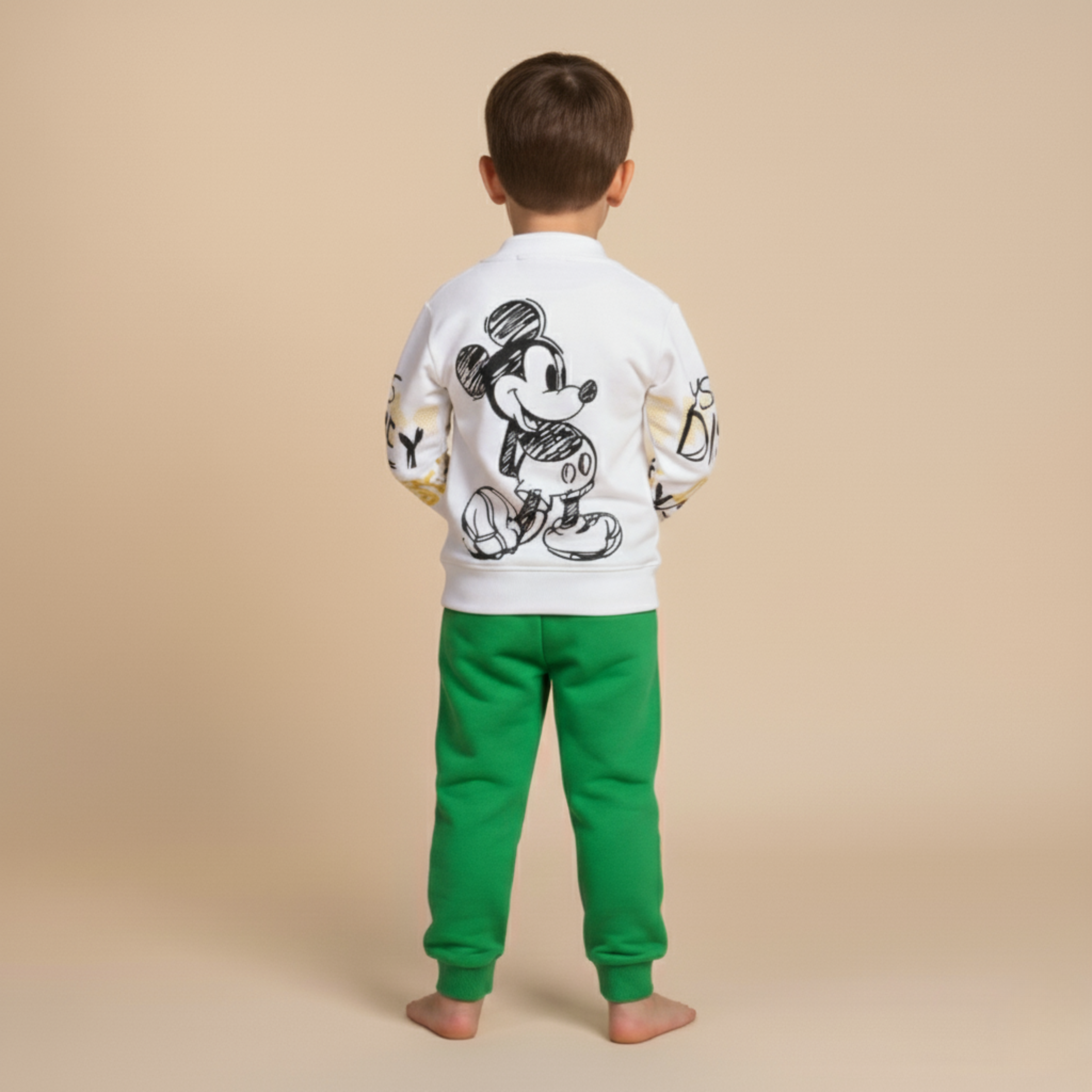 بيجامة كات ماري الوردية بأكمام طويلة (بنات)