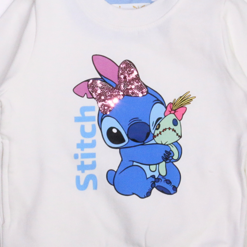 بيجامة كات ماري الوردية بأكمام طويلة (بنات)