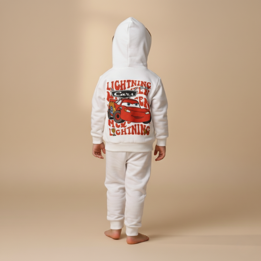 بيجامة كات ماري الوردية بأكمام طويلة (بنات)